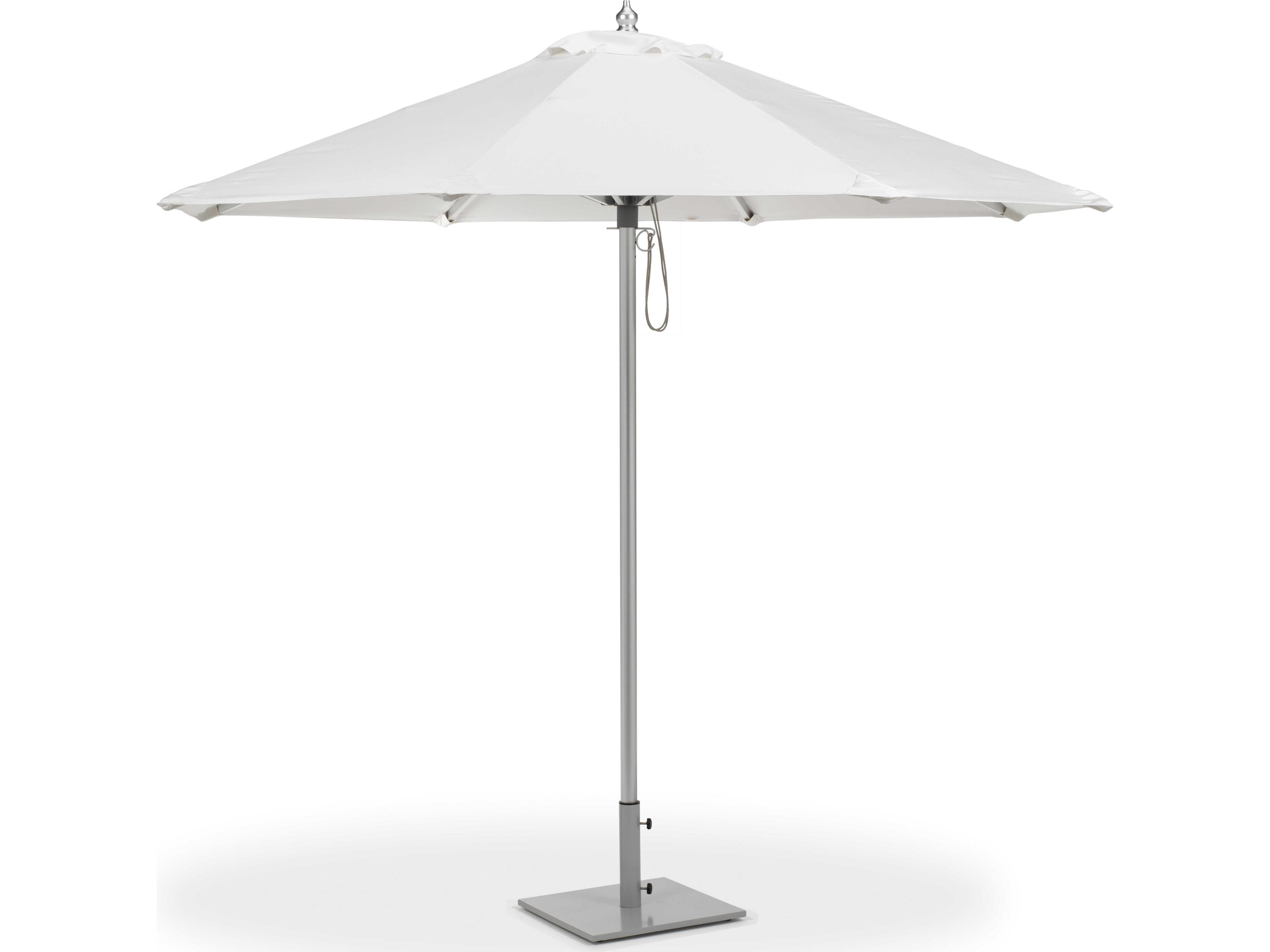 Umbrellas Flint Brushed Aluminum Umbrella
