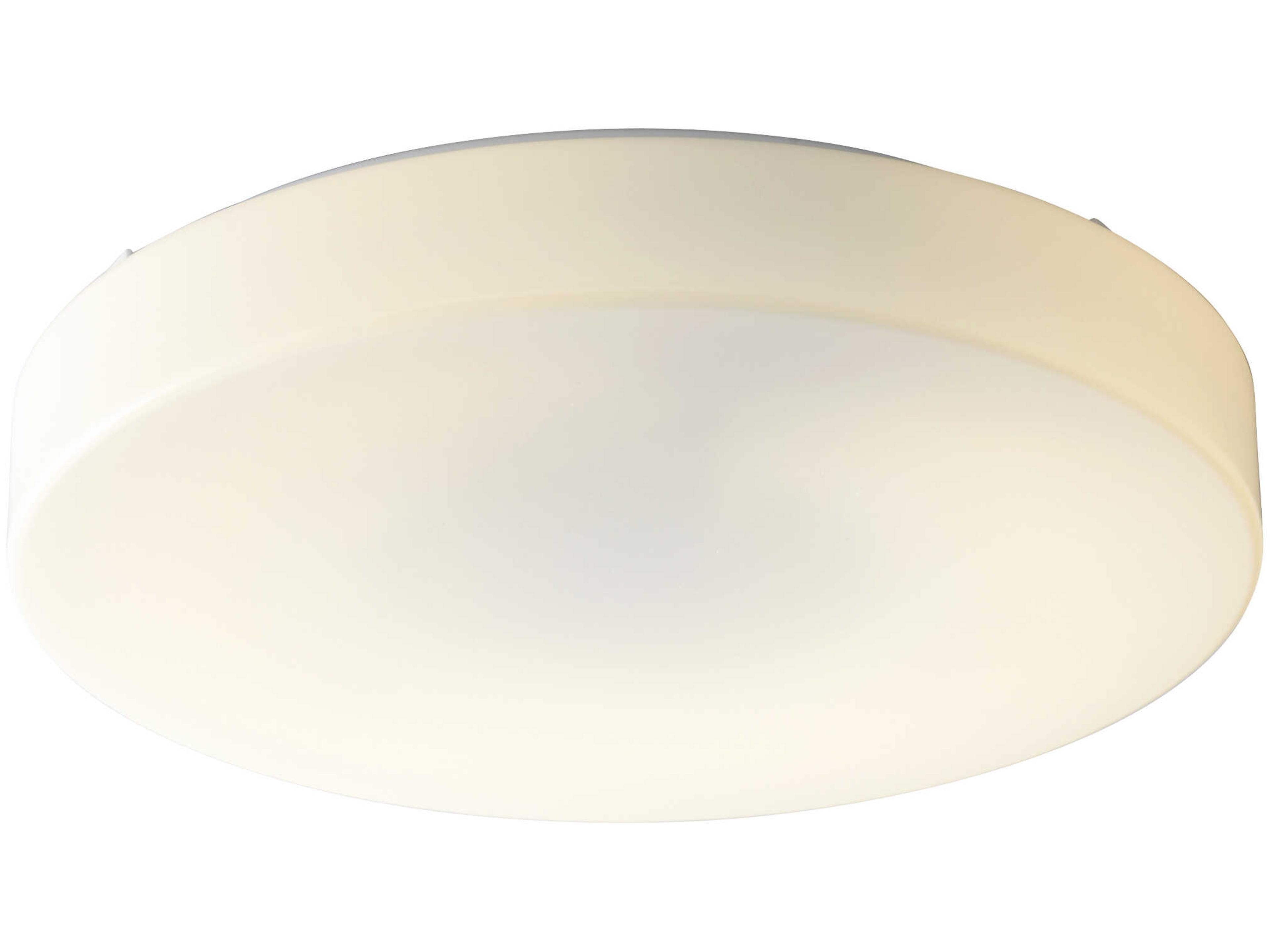 Oxygen by Quorum Rhythm 2-Light White Flush Mount