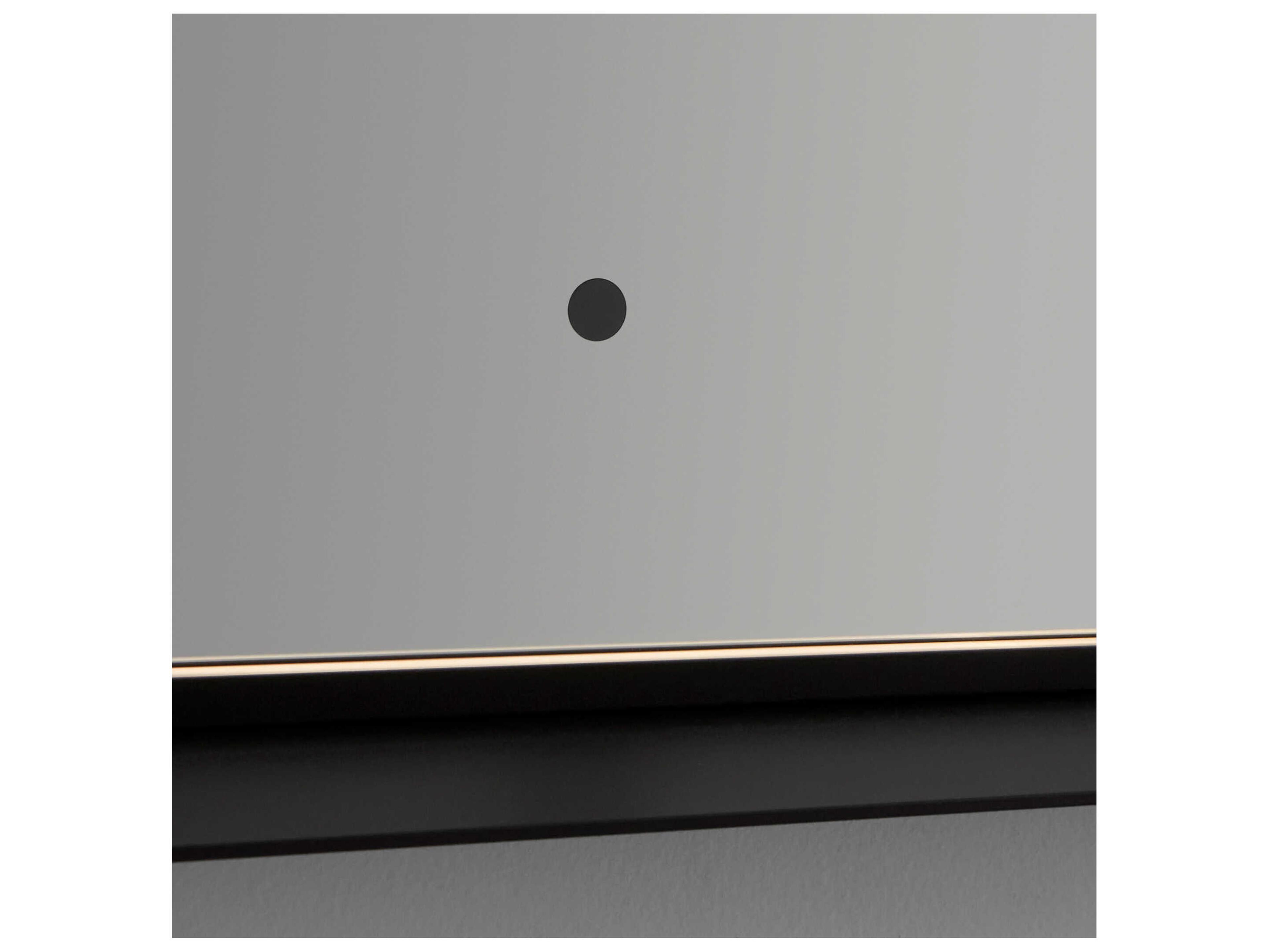 Oxygen by Quorum Avior Black Square Wall Mirror