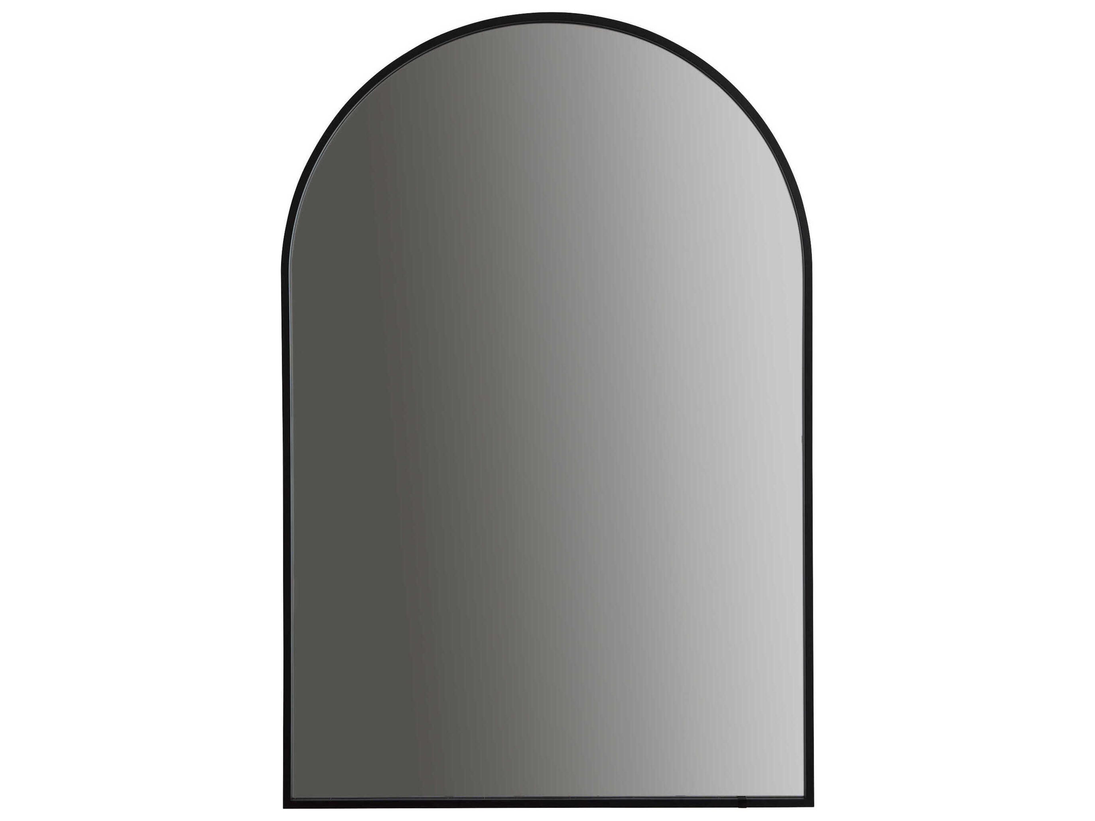 Avior Black Arch Wall Mirror