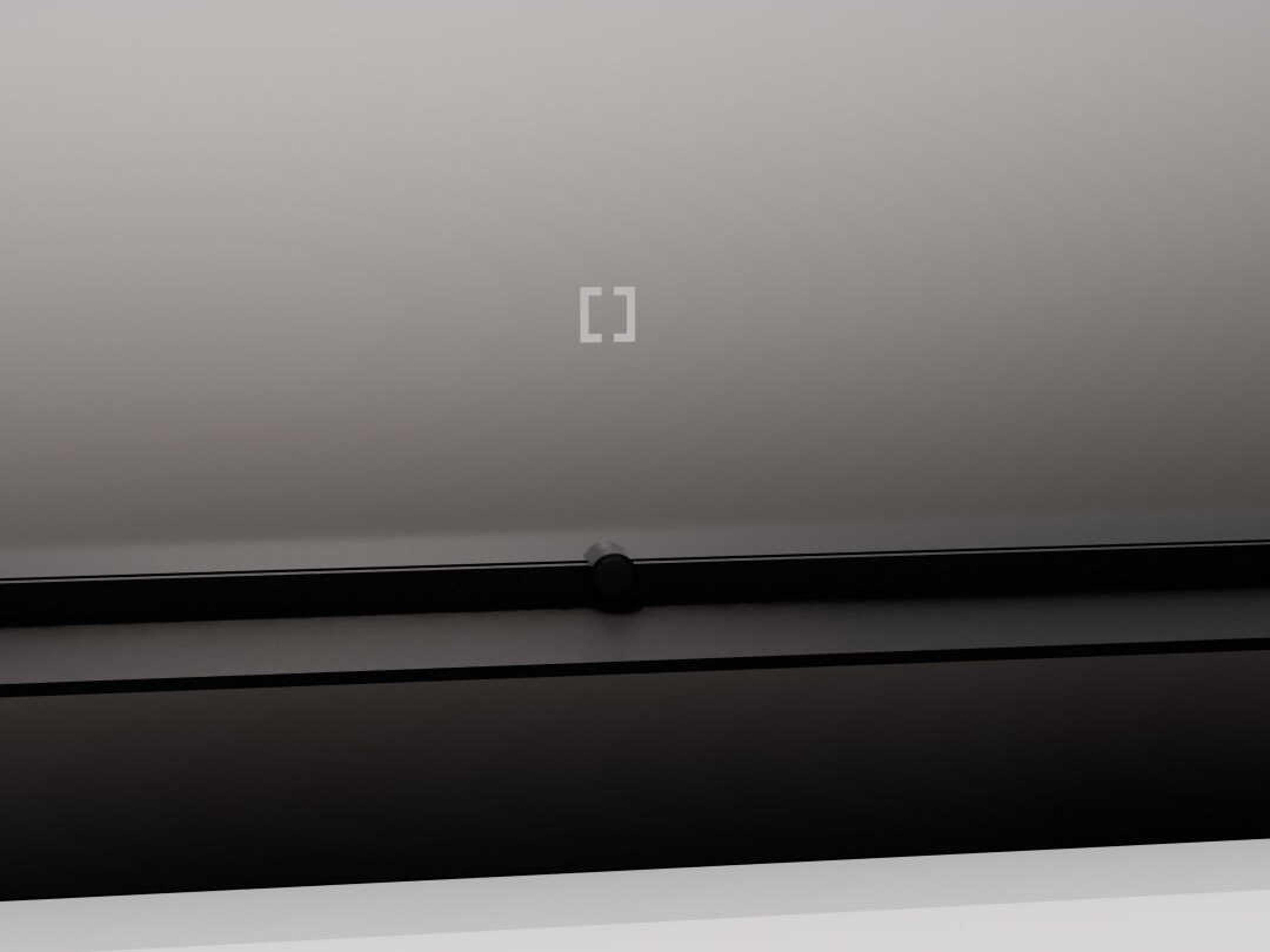 Oxygen by Quorum Skylight Black Rectangular Wall Mirror