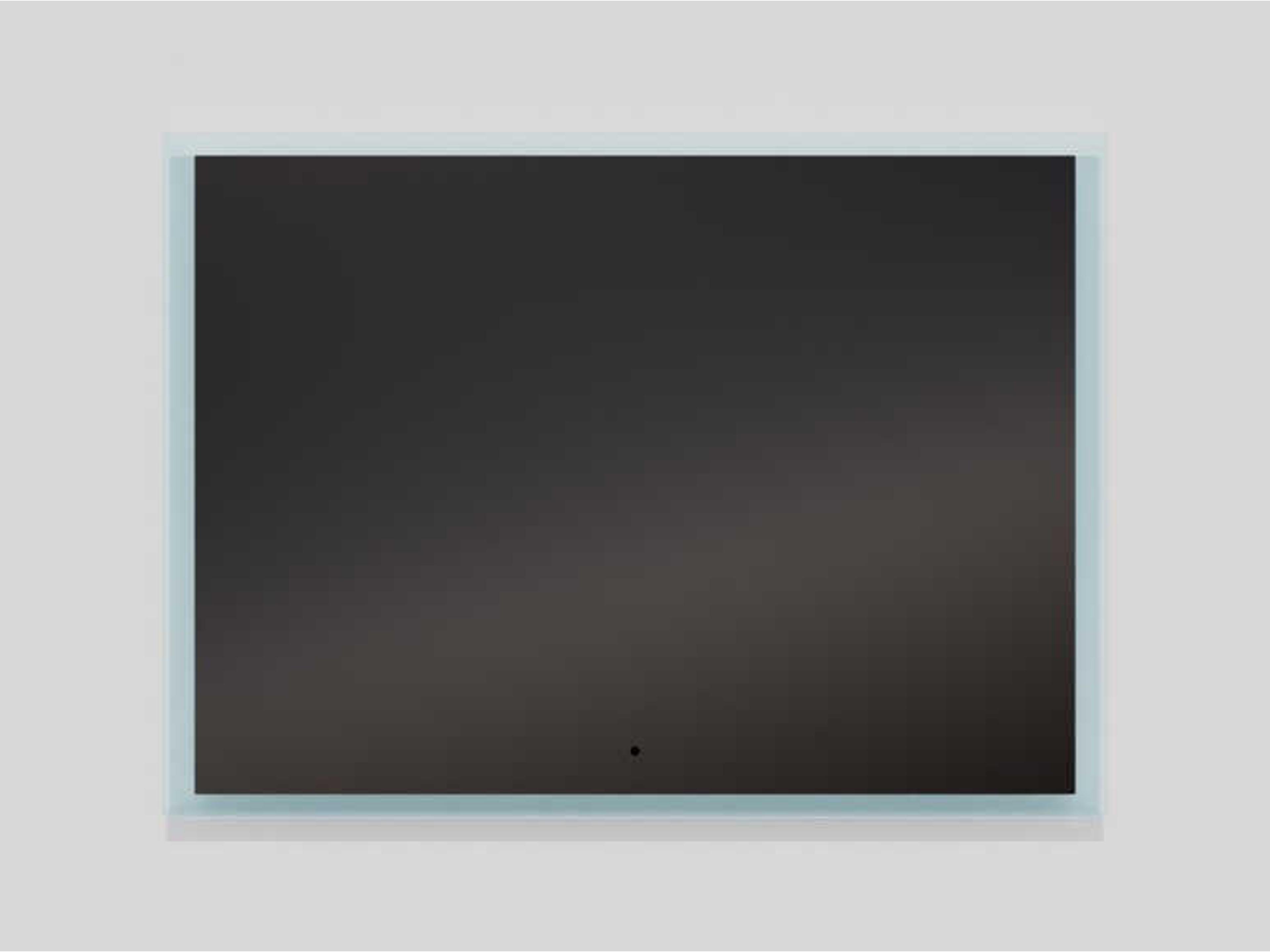 Oxygen by Quorum Starlight Black Rectangular Wall Mirror