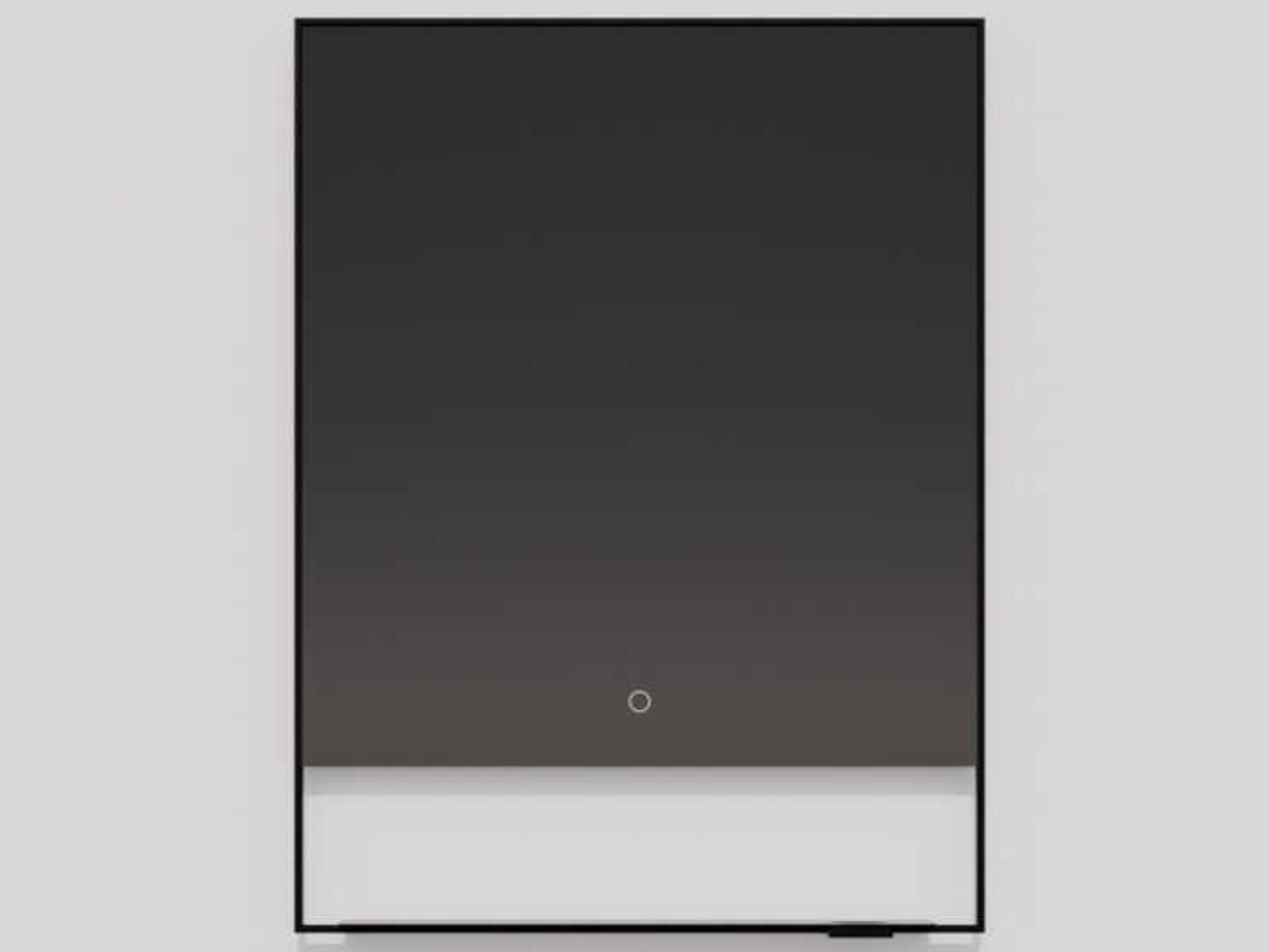 Oxygen by Quorum Castore Black Rectangular Wall Mirror