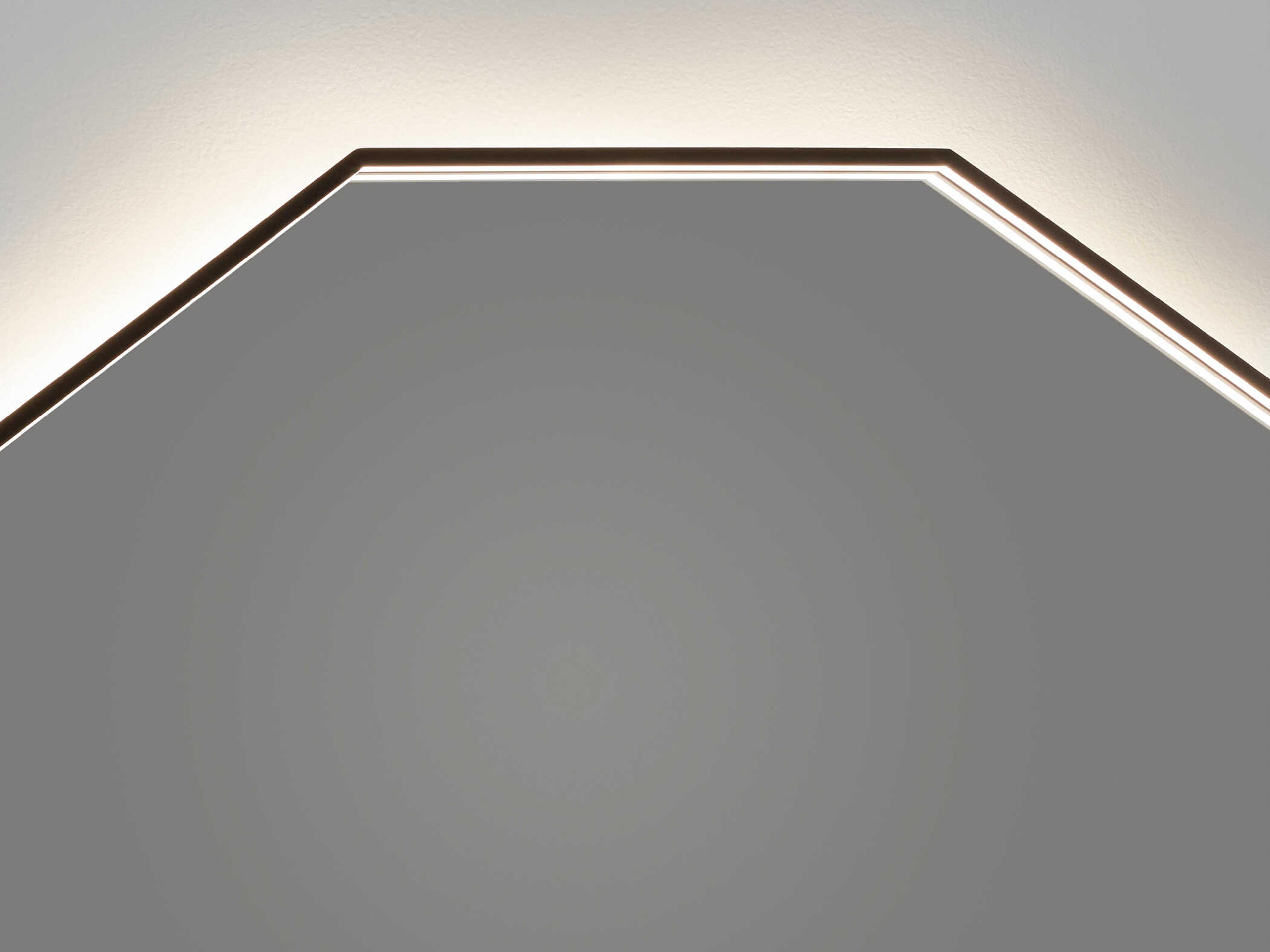 Oxygen by Quorum Deca Black Wall Mirror