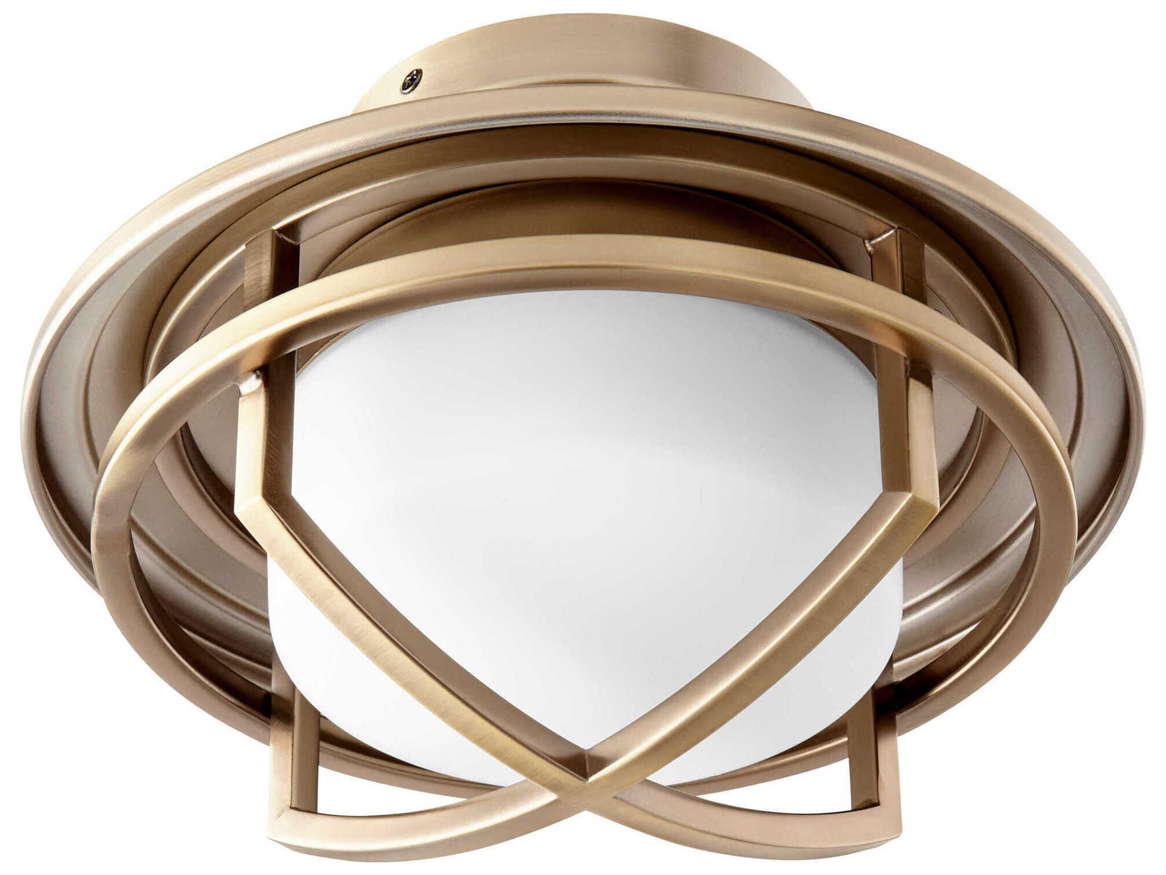 Fleet Aged Brass Cage Light Kit