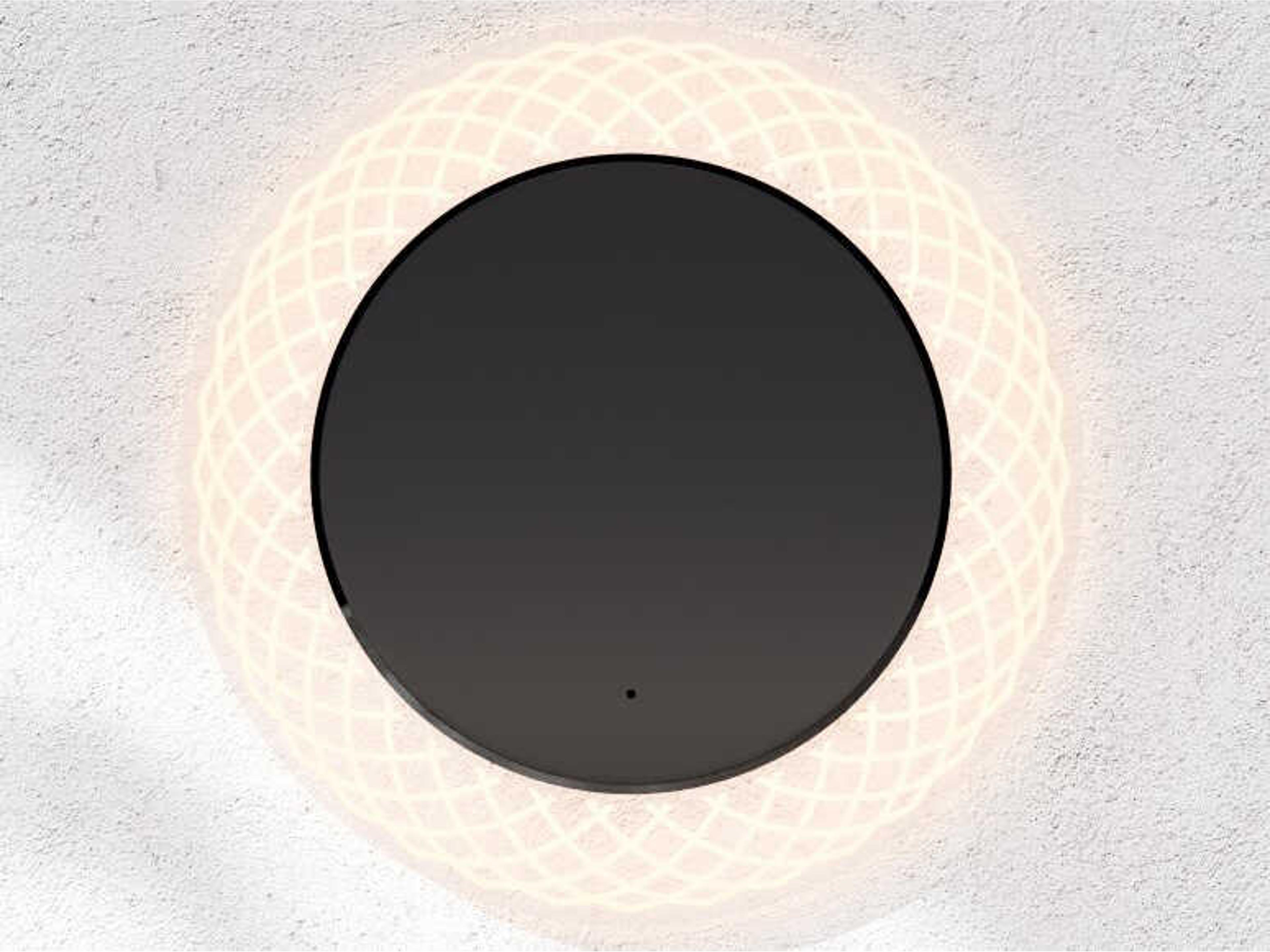 Oxygen by Quorum Perla Round Wall Mirror