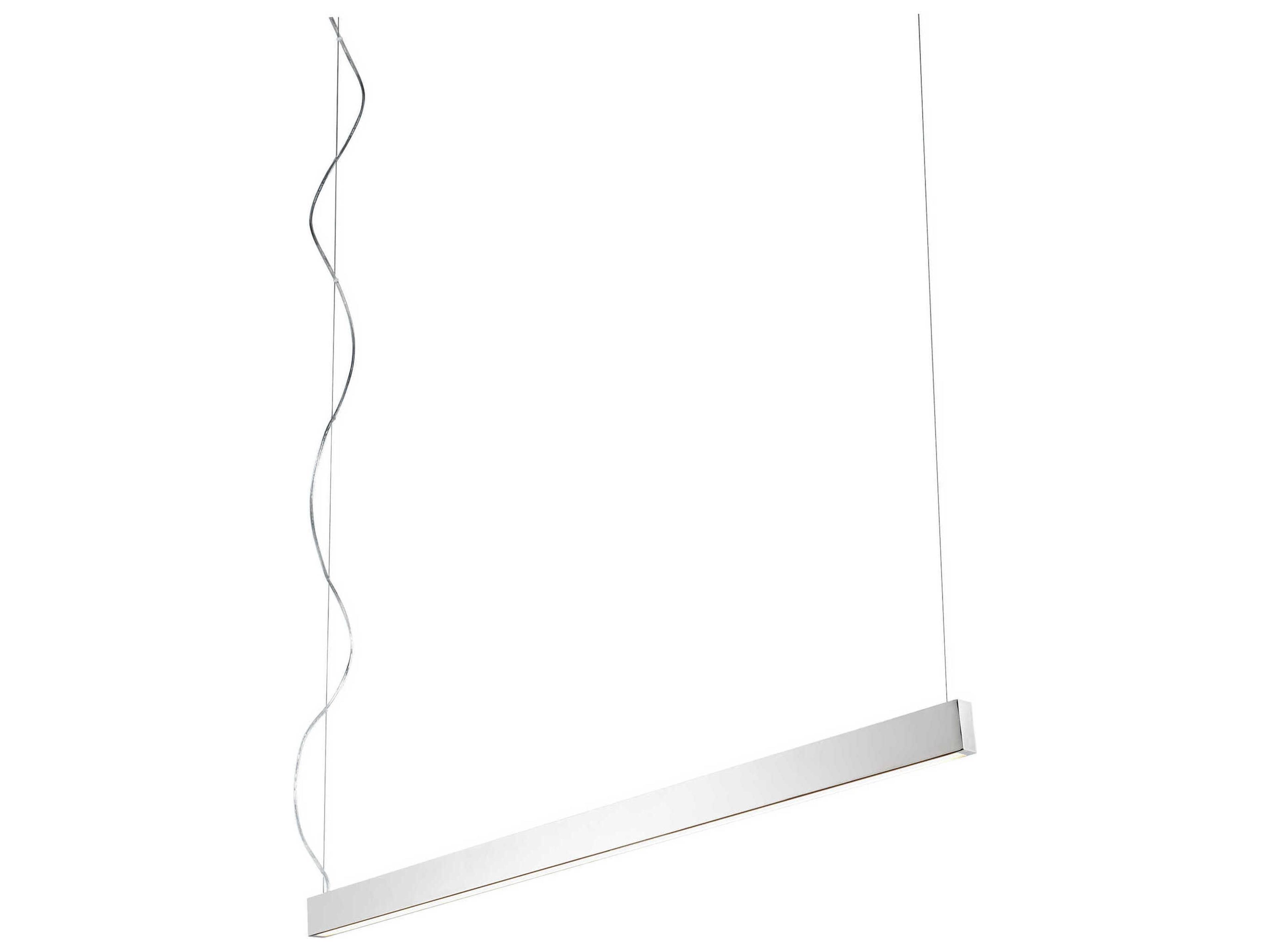 Oxygen by Quorum Zepp 2-Light Polished Nickel Linear Island Pendant