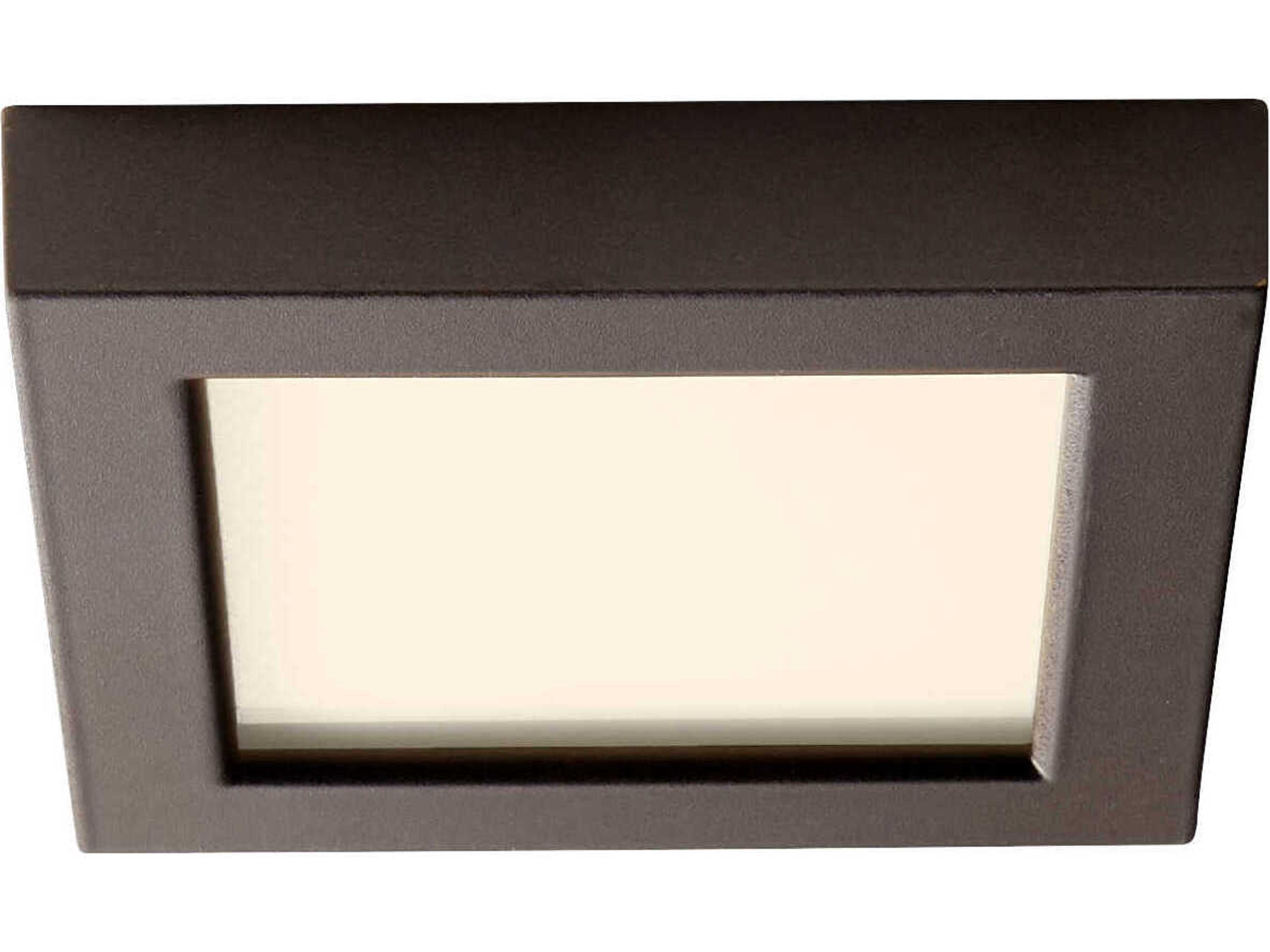 Oxygen by Quorum Altair 1-Light Oiled Bronze Flush Mount