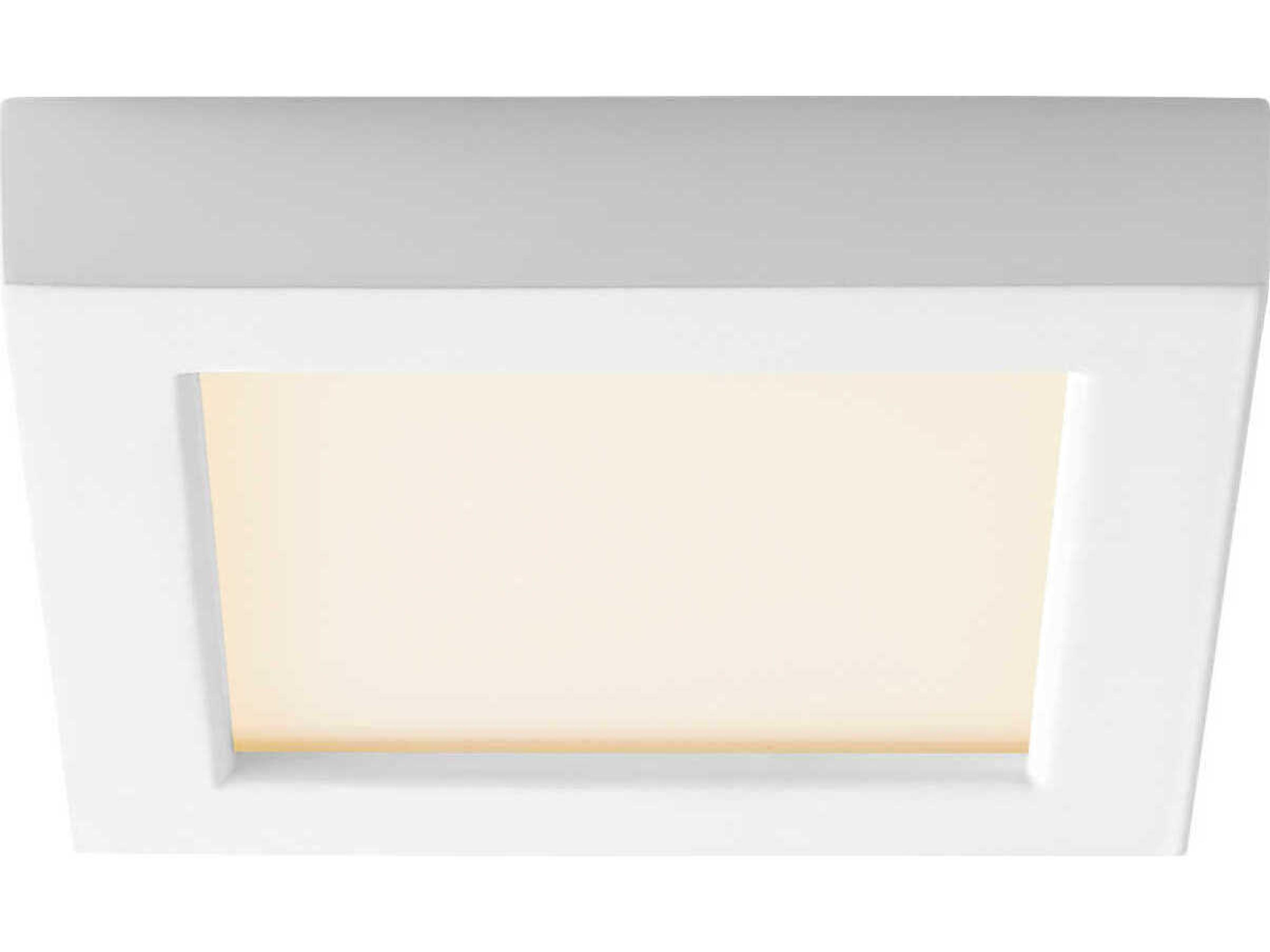 Oxygen by Quorum Altair 1-Light White Flush Mount