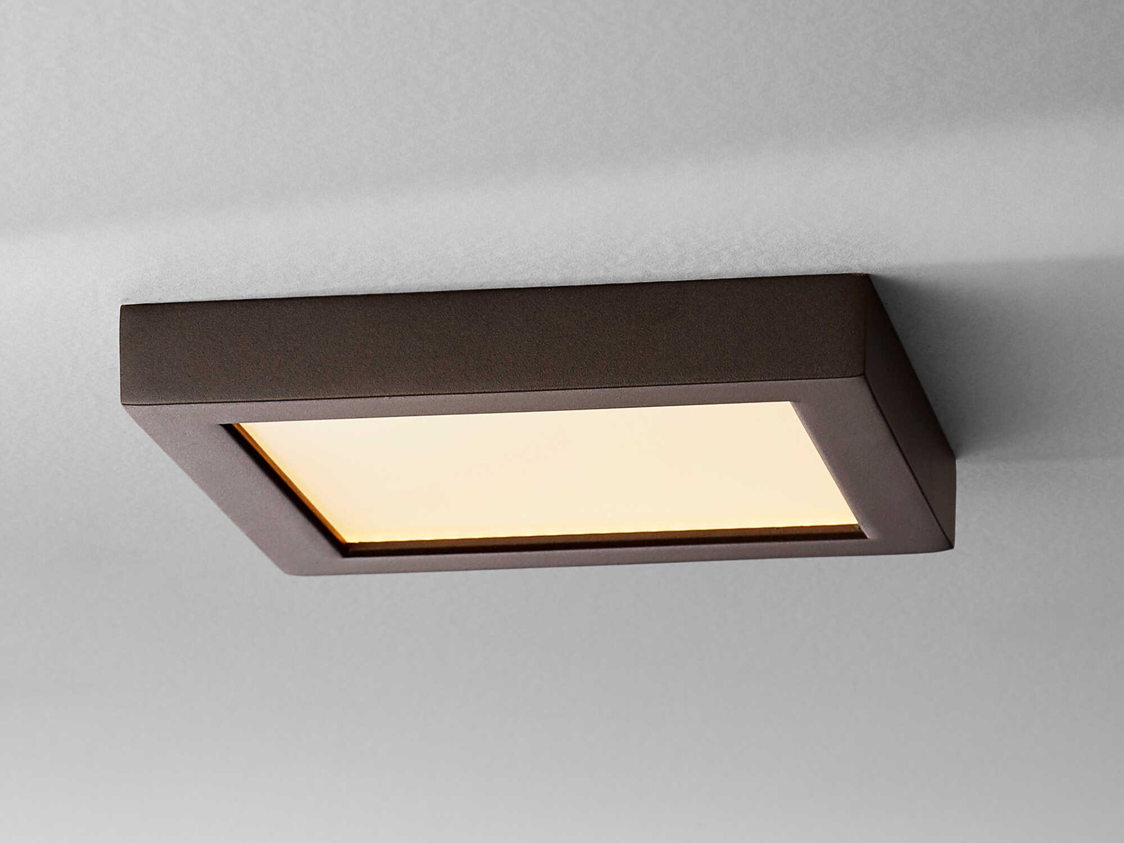 Oxygen by Quorum Altair 1-Light Oiled Bronze Flush Mount