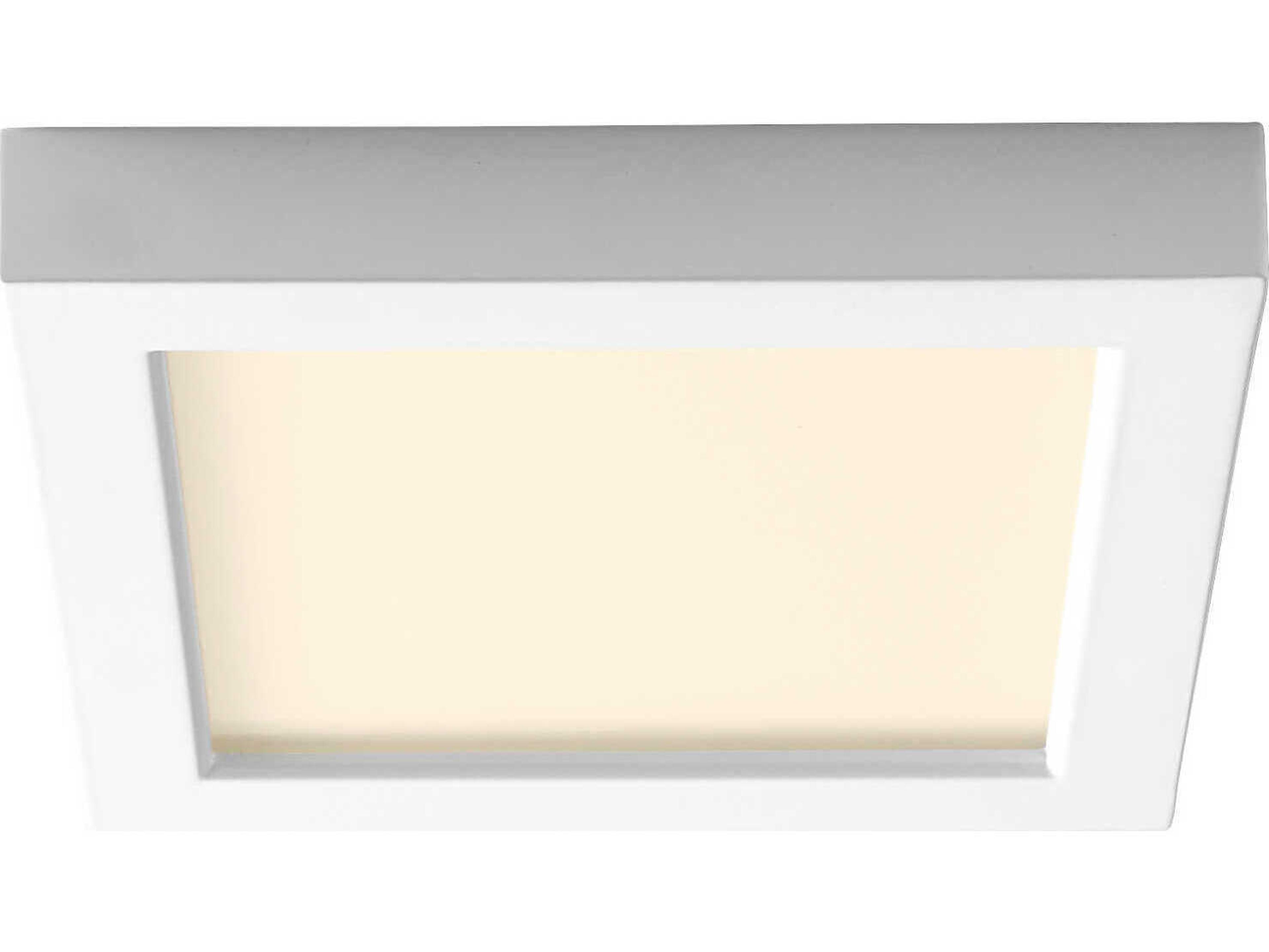 Oxygen by Quorum Altair 1-Light White Flush Mount