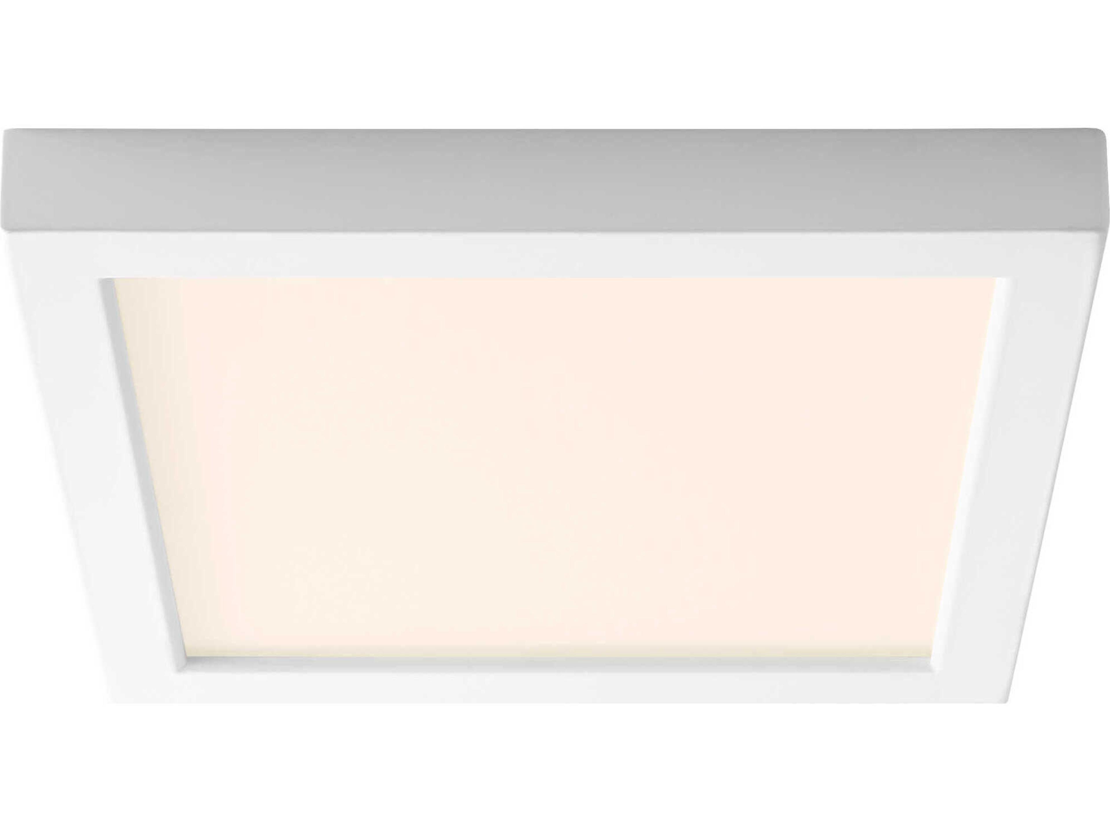 Oxygen by Quorum Altair 1-Light White Flush Mount
