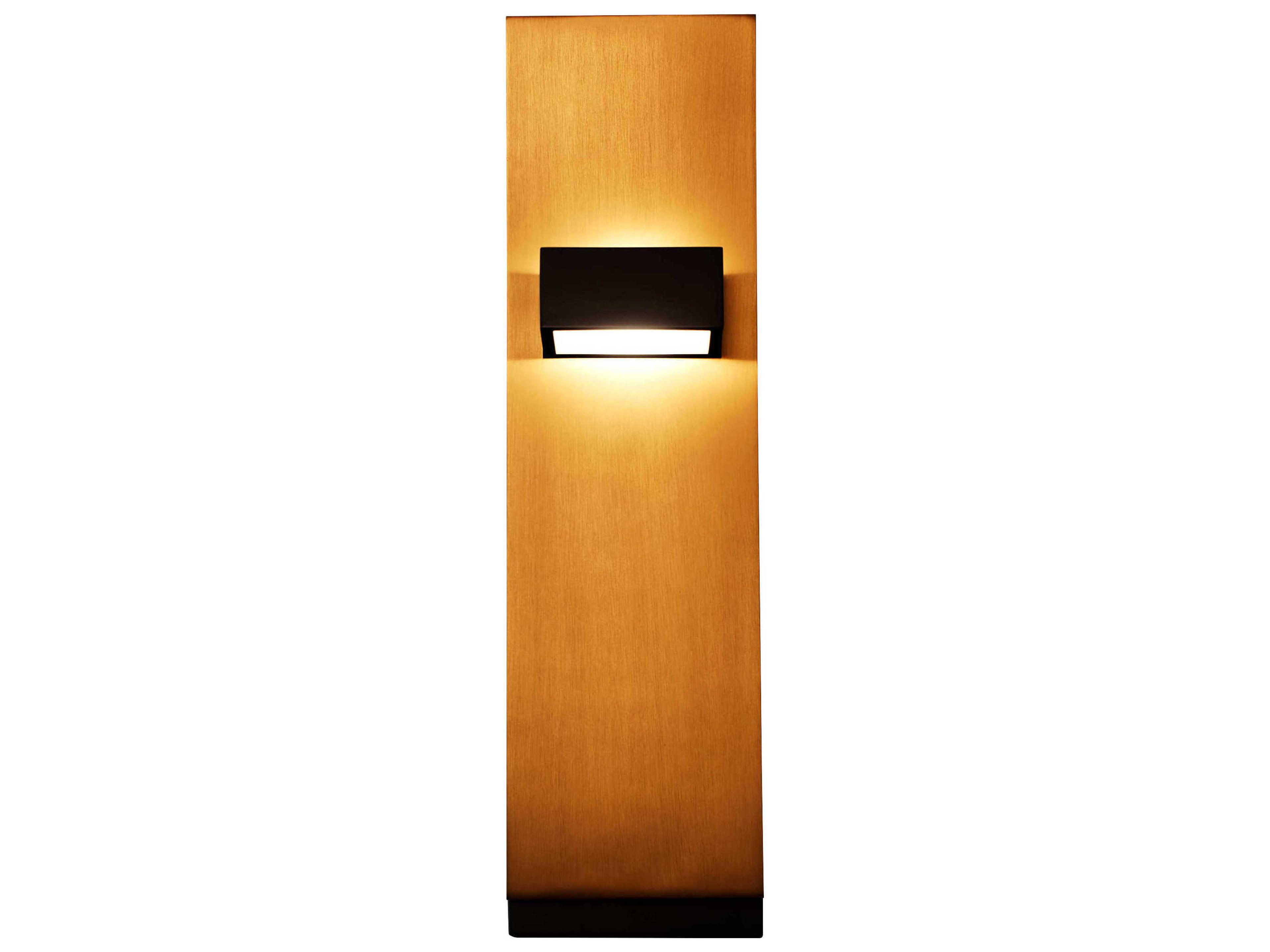 Oxygen by Quorum Dario 2-Light Black Aged Brass Wall Sconce