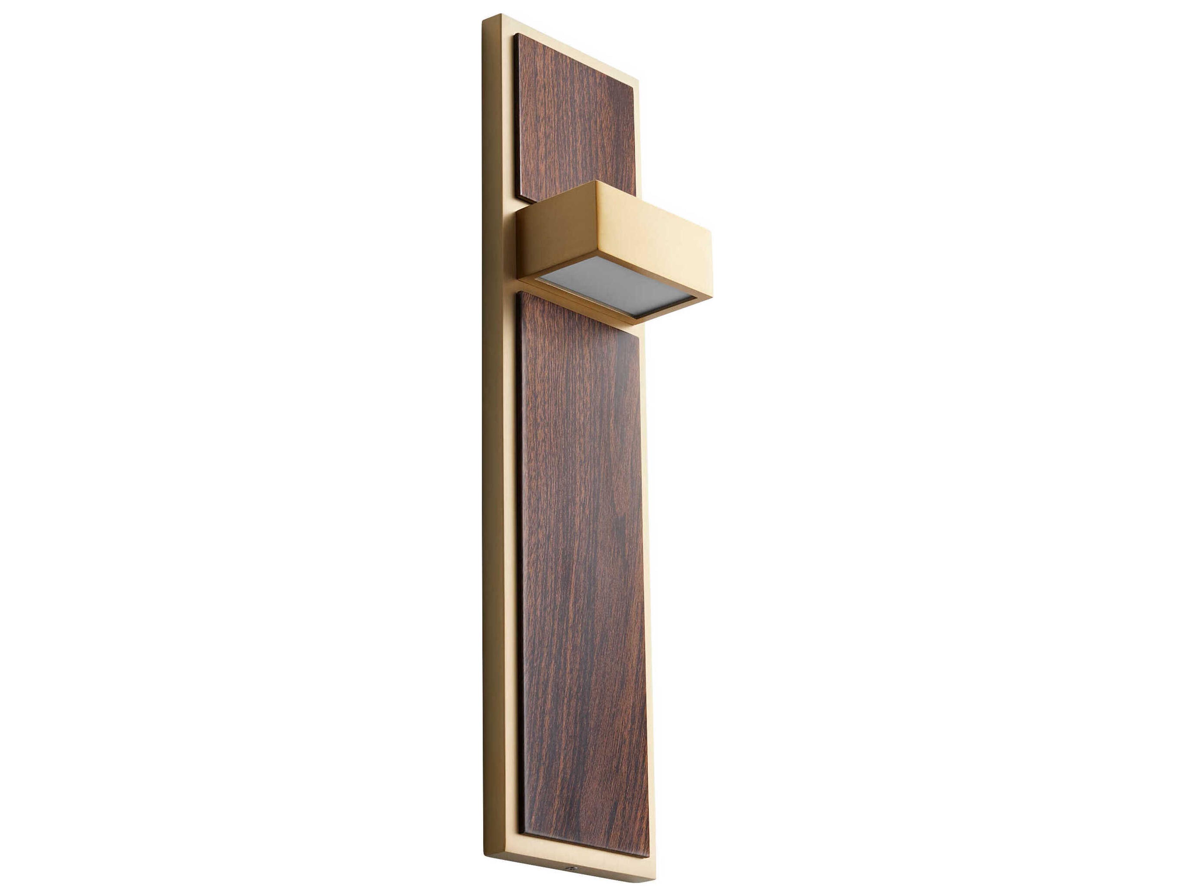 Guapo 2-Light Walnut Brown Wall Sconce