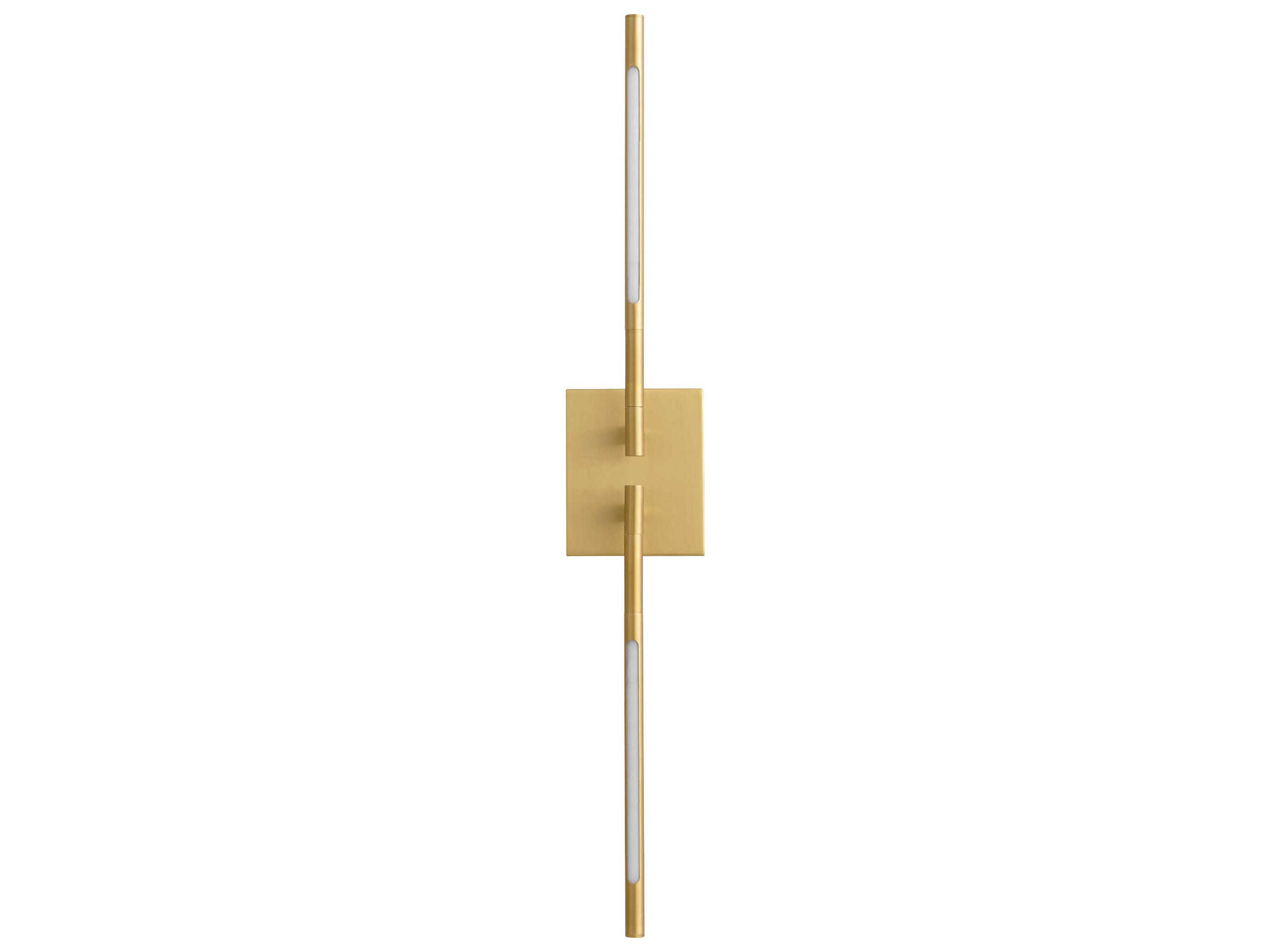 Palillos 2-Light Aged Brass Wall Sconce