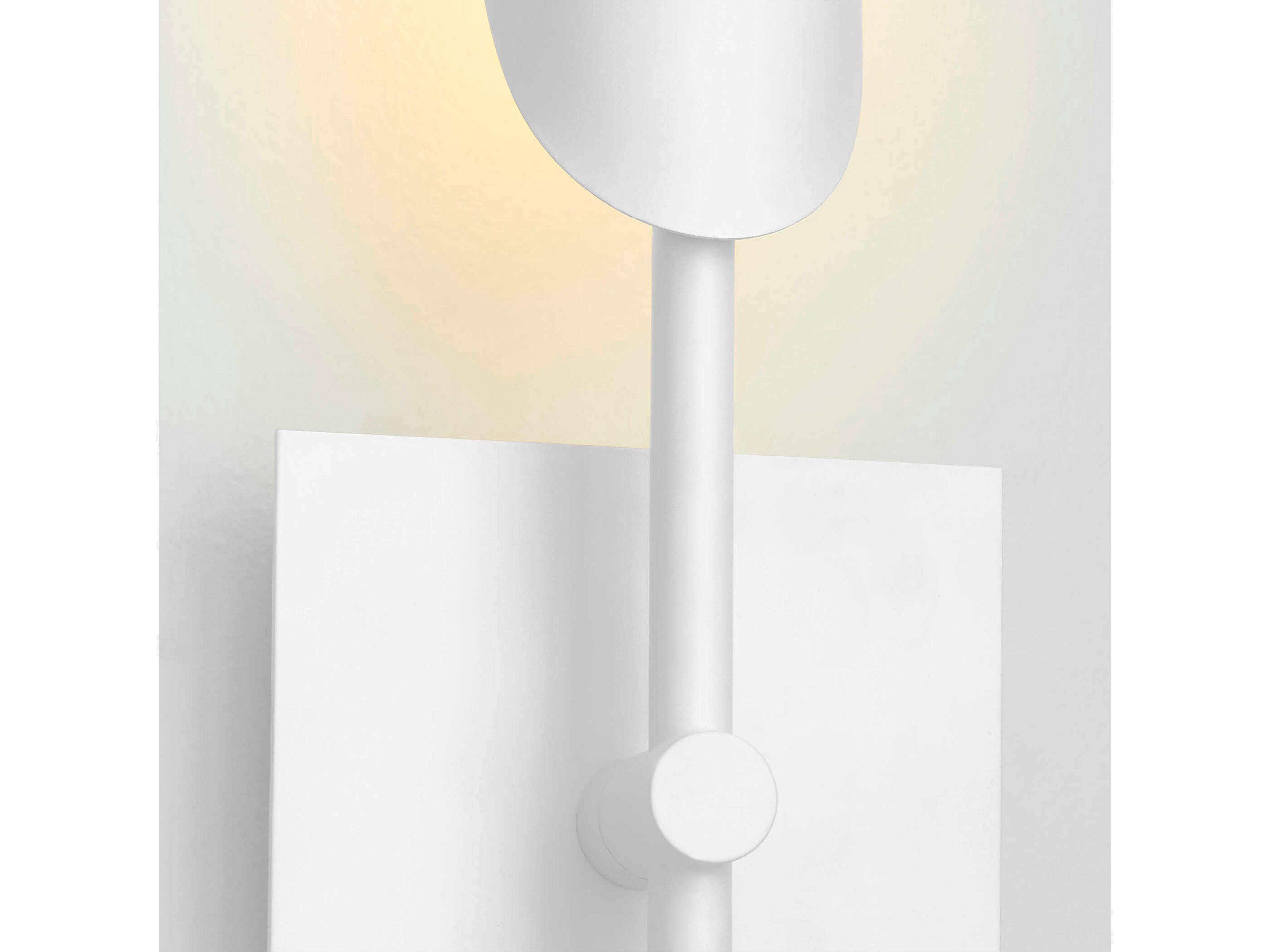 Oxygen by Quorum Pivot 1-Light White Aged Brass Wall Sconce