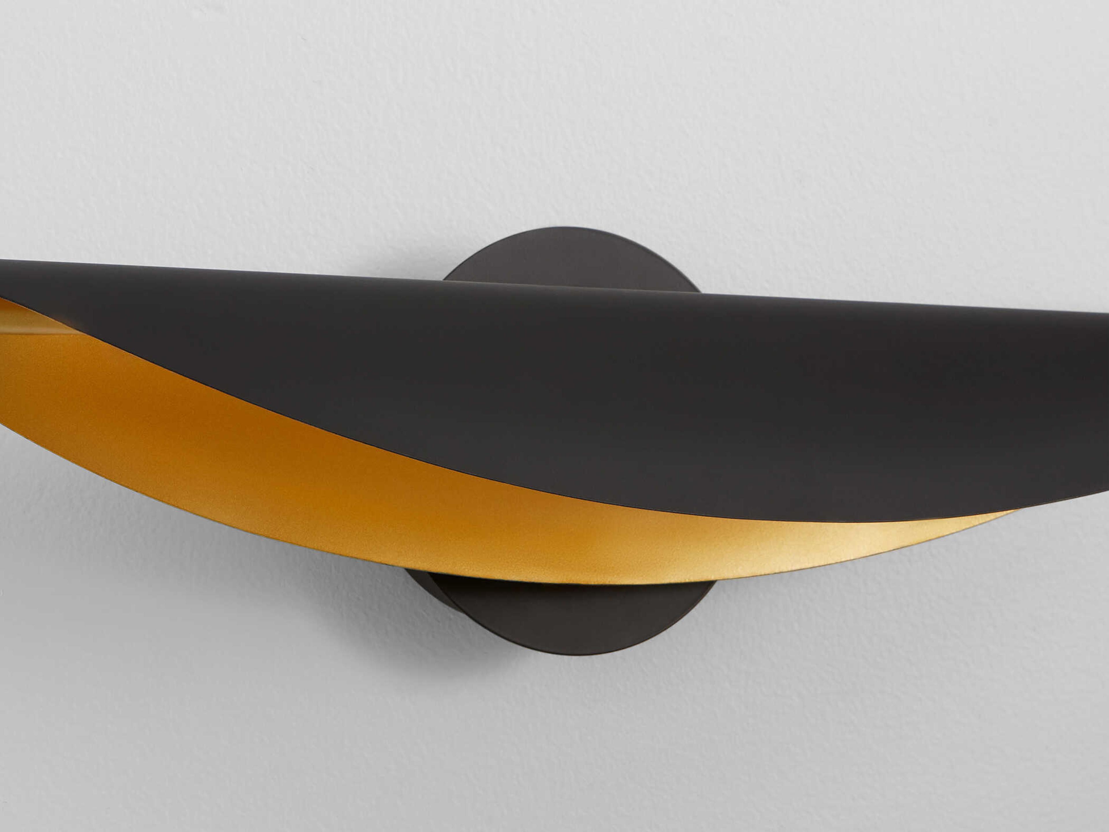 Oxygen by Quorum Pivot 1-Light Black Aged Brass Wall Sconce