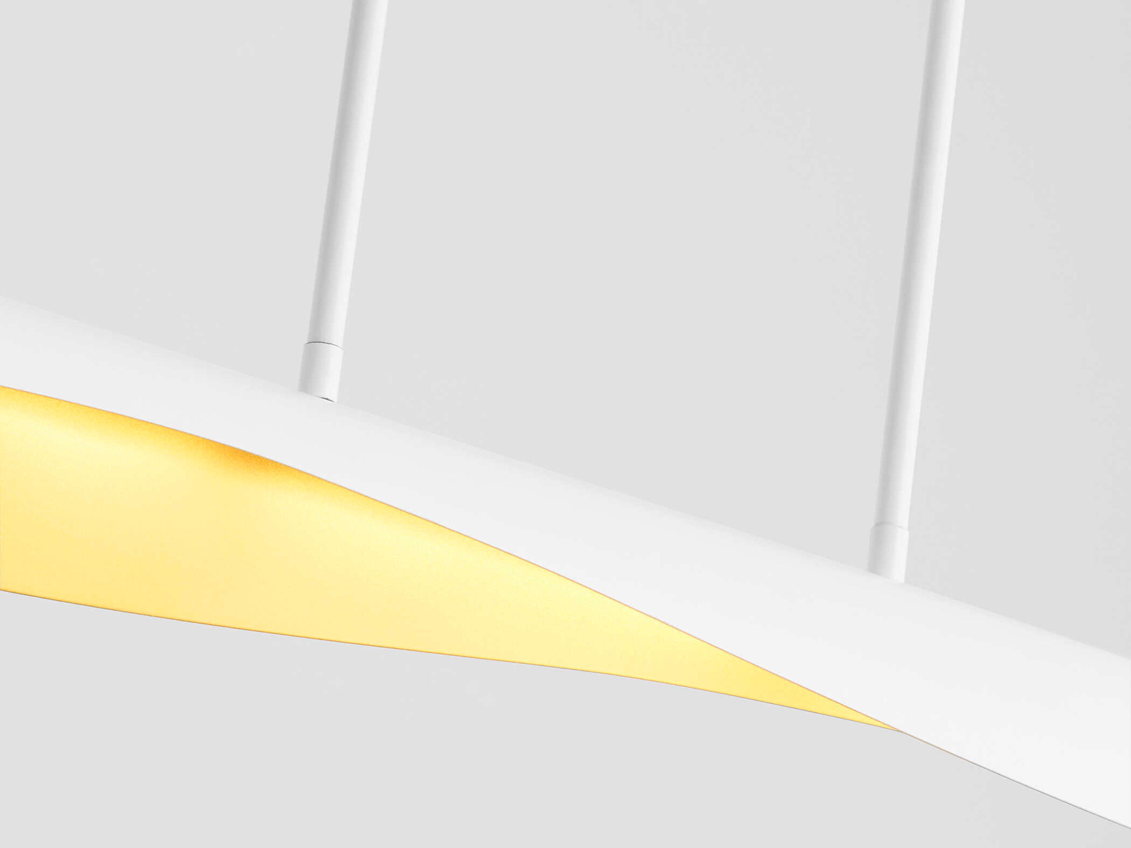 Oxygen by Quorum Pivot 1-Light White Aged Brass Linear Island Pendant