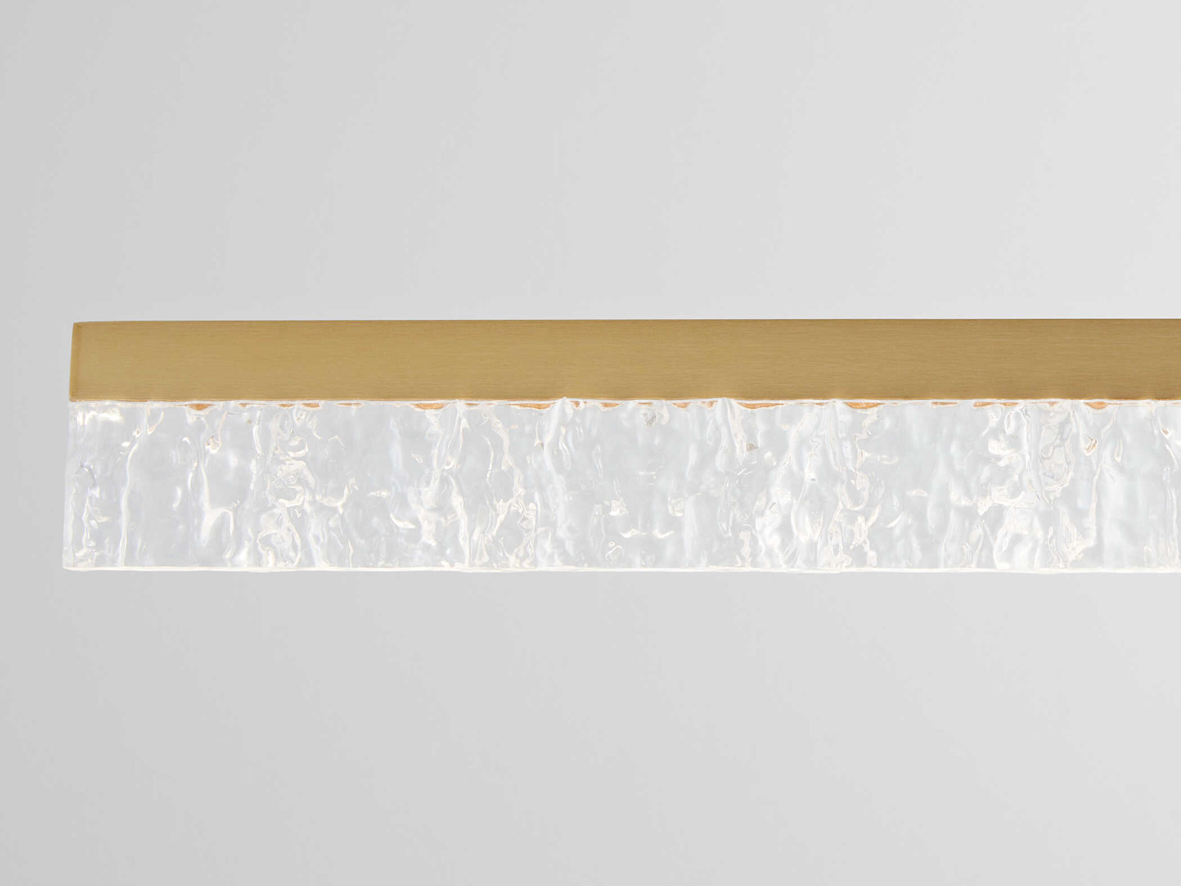 Oxygen by Quorum Landon 1-Light Aged Brass Linear Island Pendant