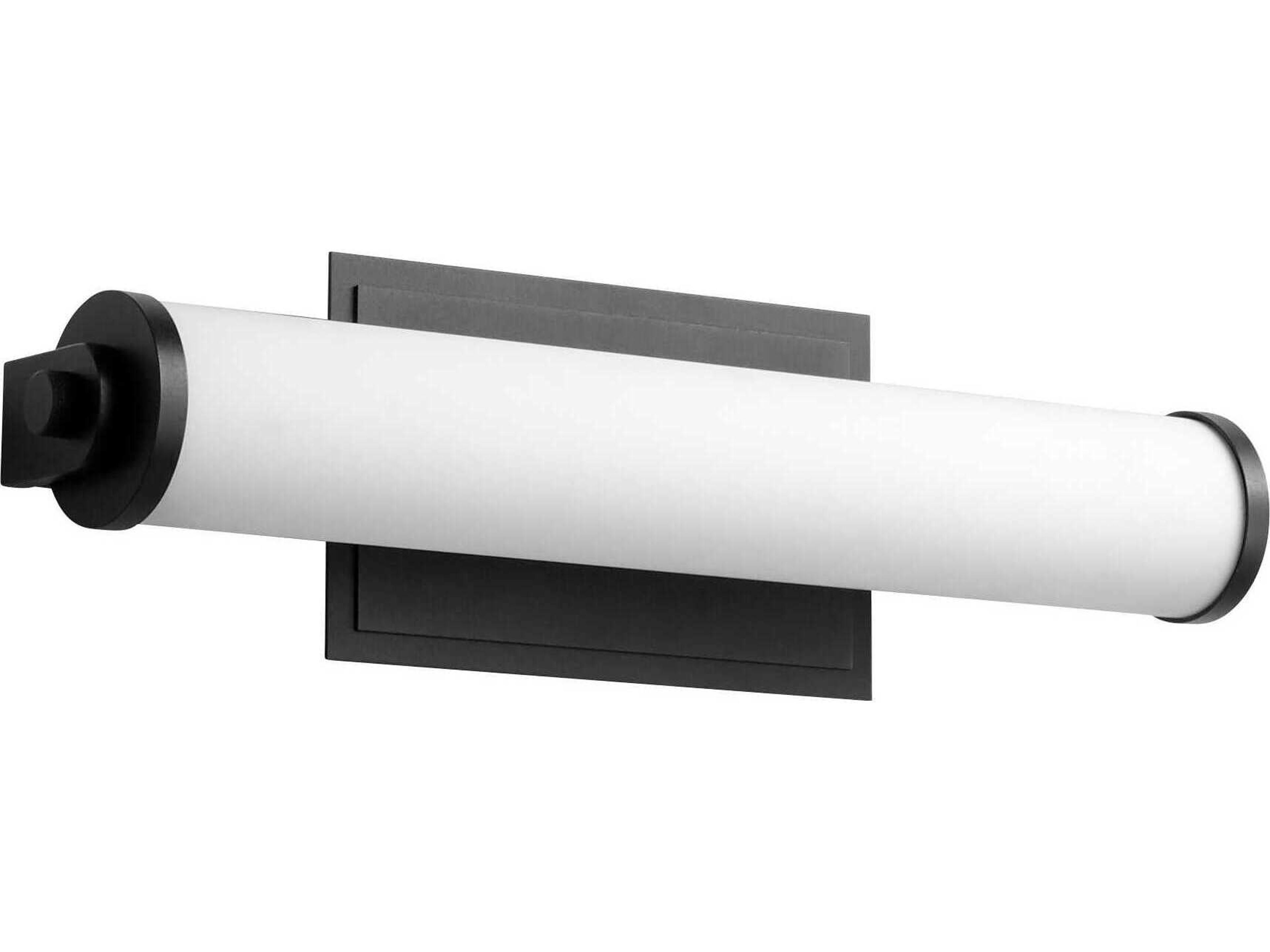 Tempus 1-Light Black Vanity Light