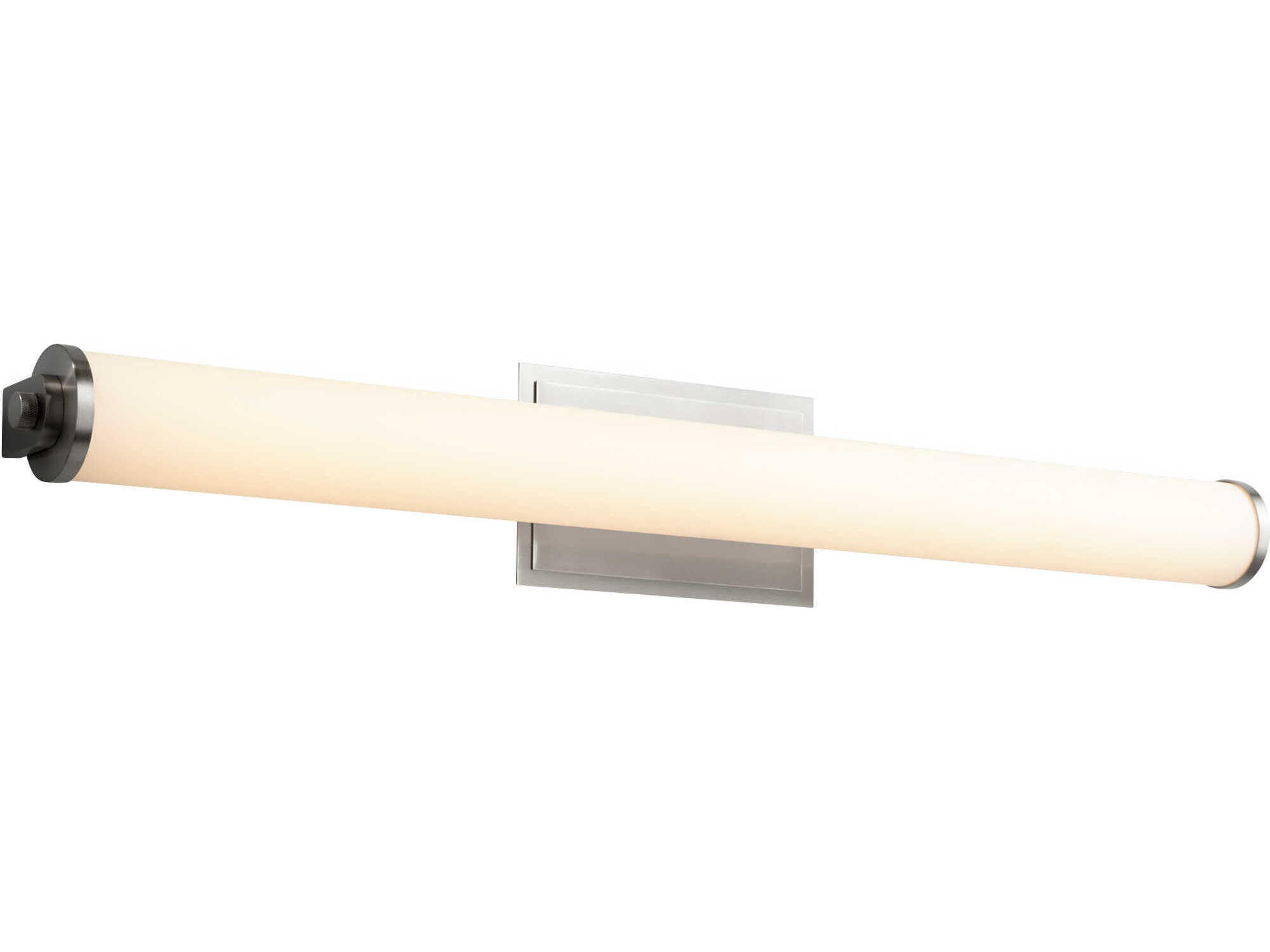 Oxygen by Quorum Tempus 2-Light Satin Nickel Vanity Light