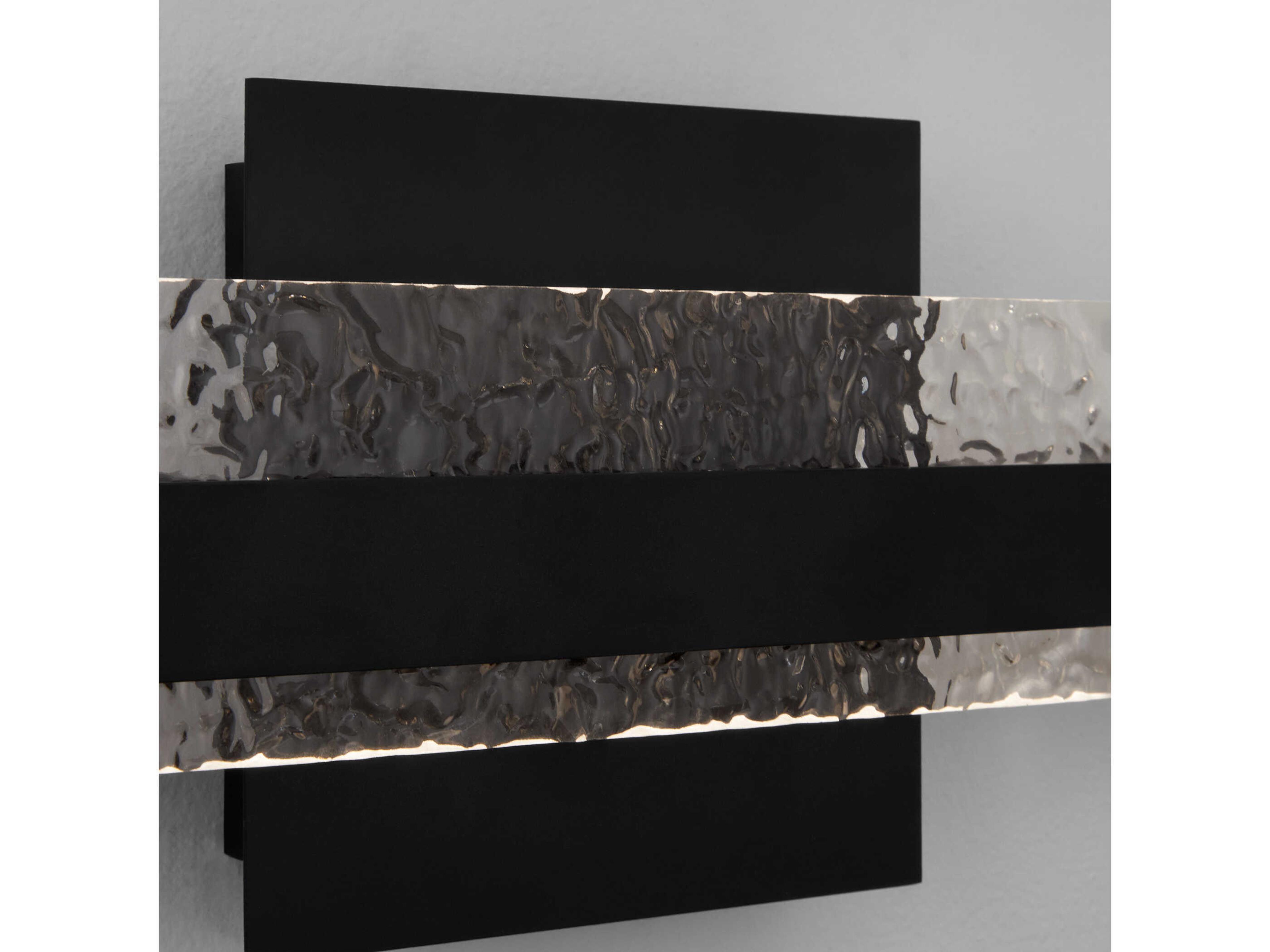 Oxygen by Quorum Antares 1-Light Black Vanity Light