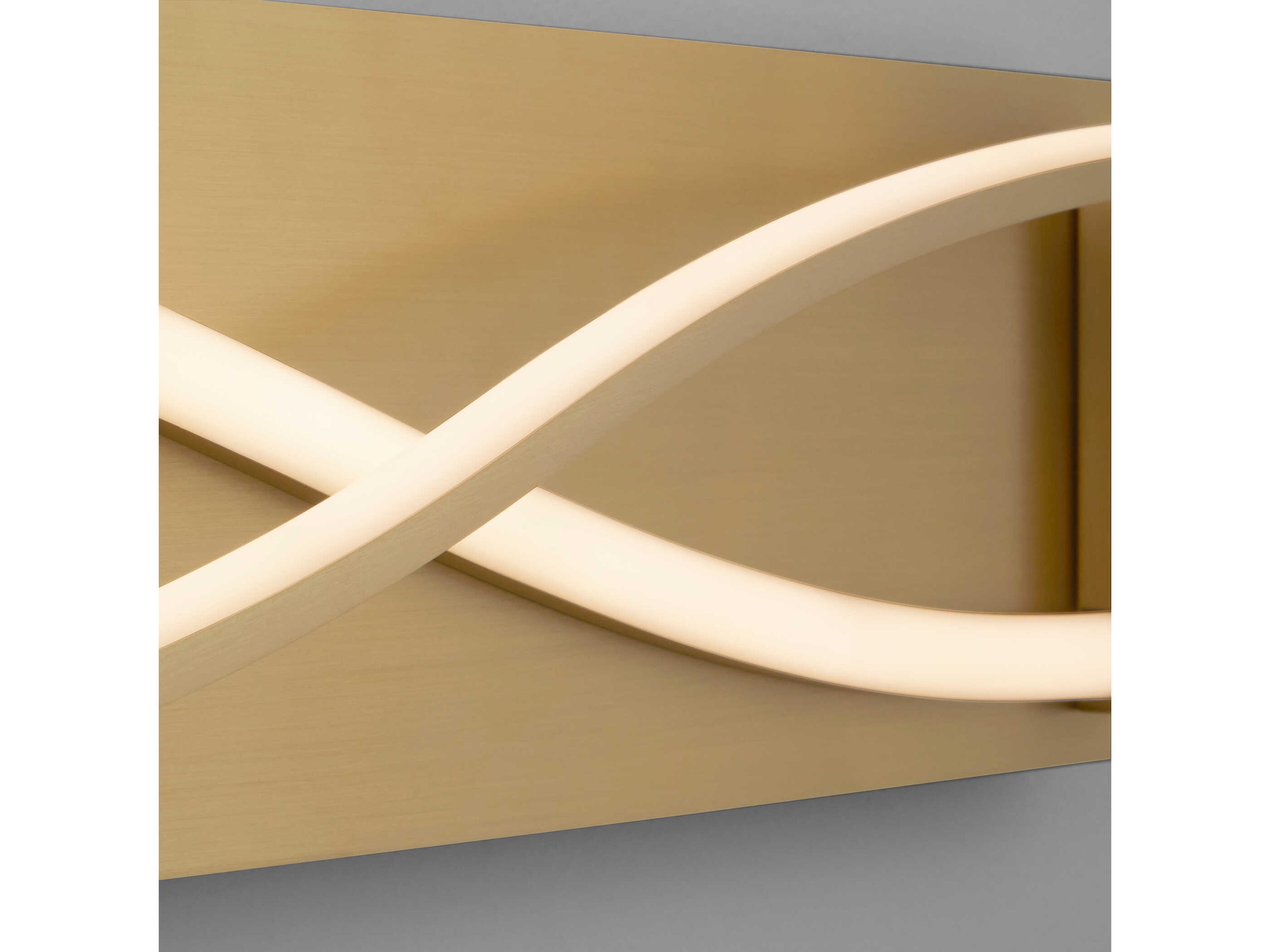 Oxygen by Quorum Hyperion 2-Light Aged Brass Vanity Light