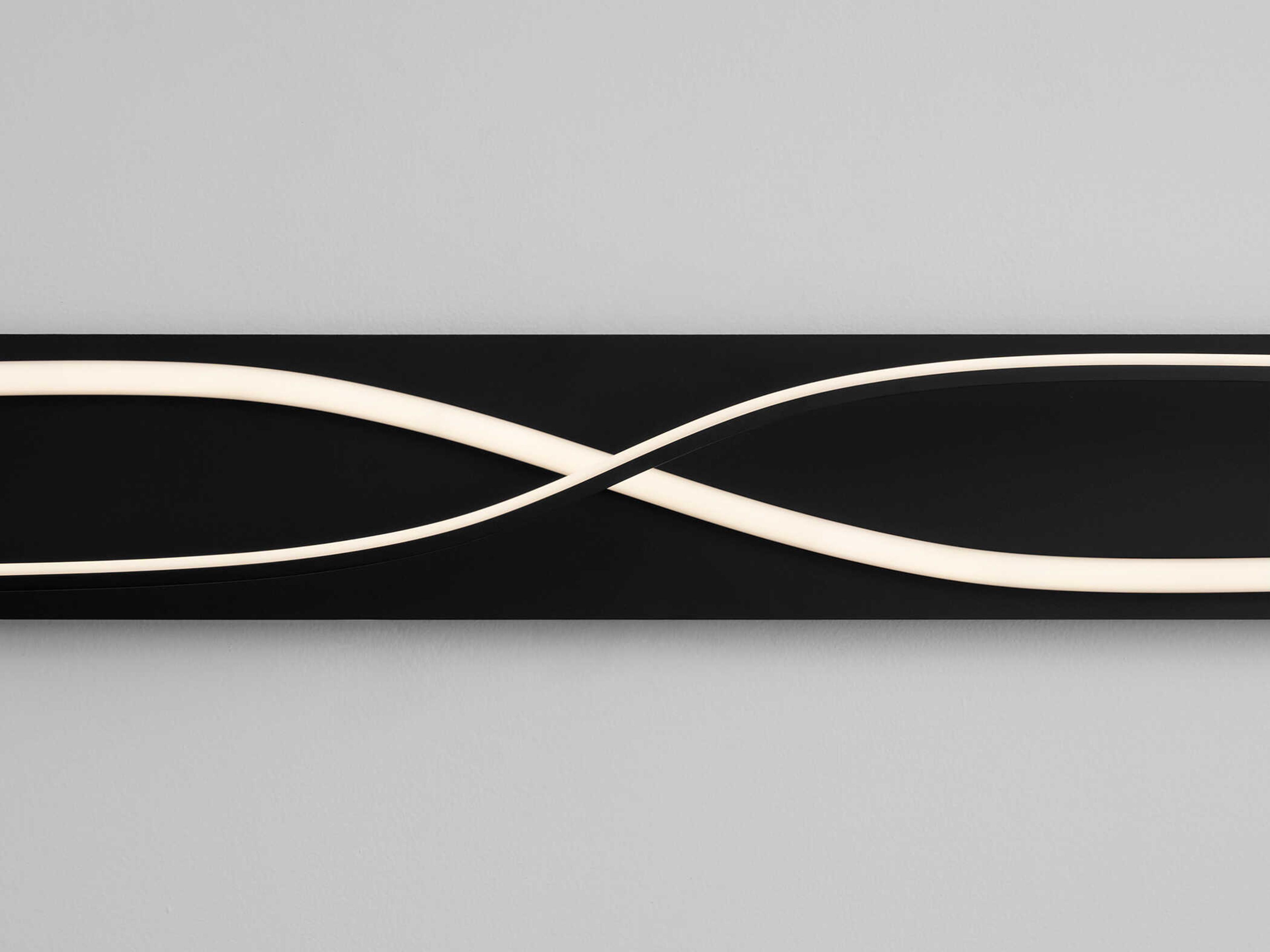 Oxygen by Quorum Hyperion 2-Light Black Vanity Light