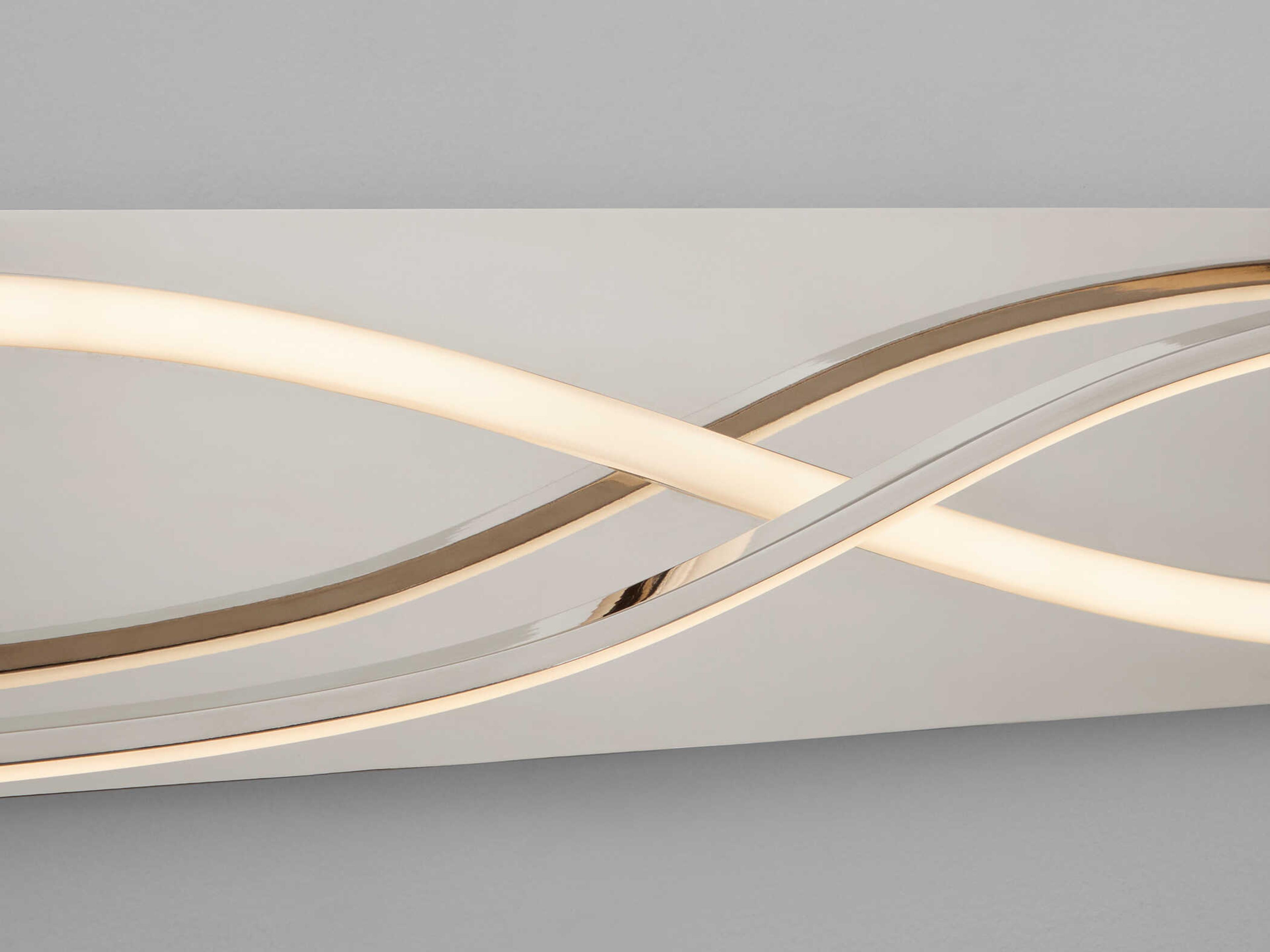 Oxygen by Quorum Hyperion 2-Light Polished Nickel Vanity Light