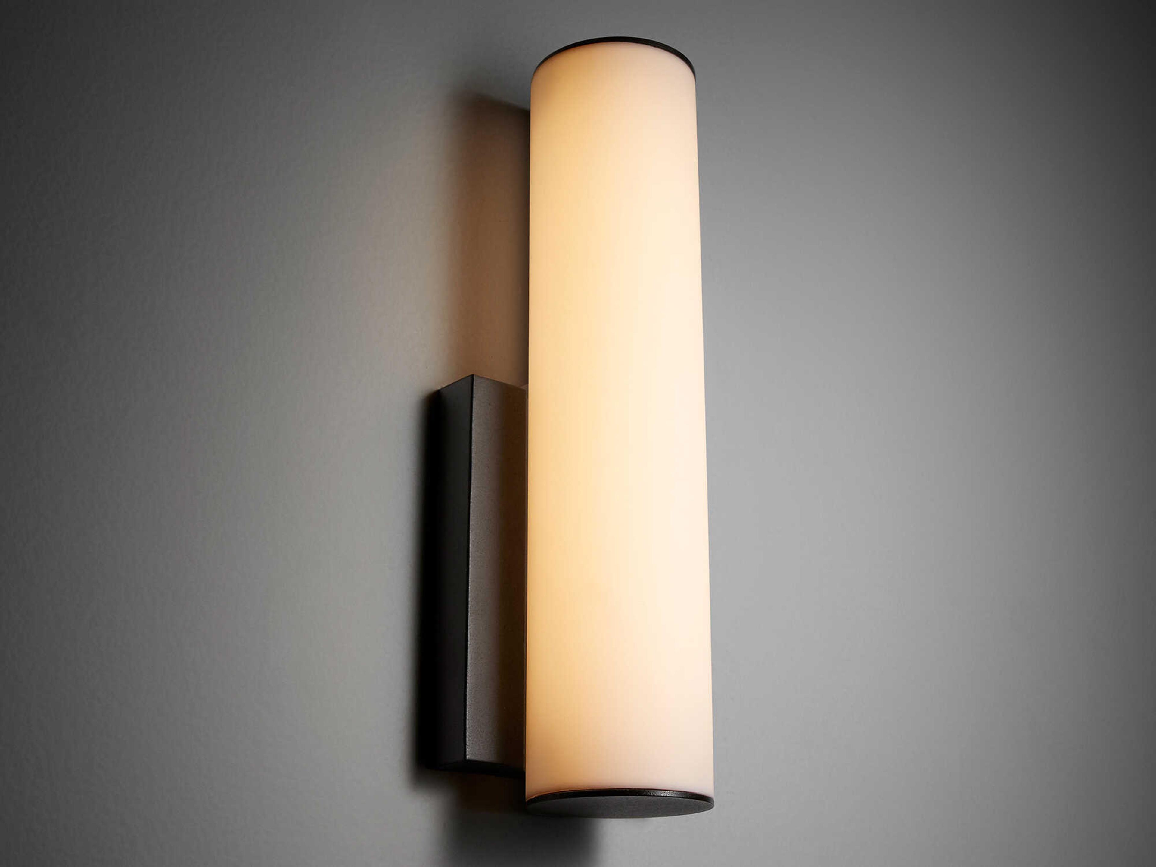 Oxygen by Quorum Fugit 1-Light Black Wall Sconce