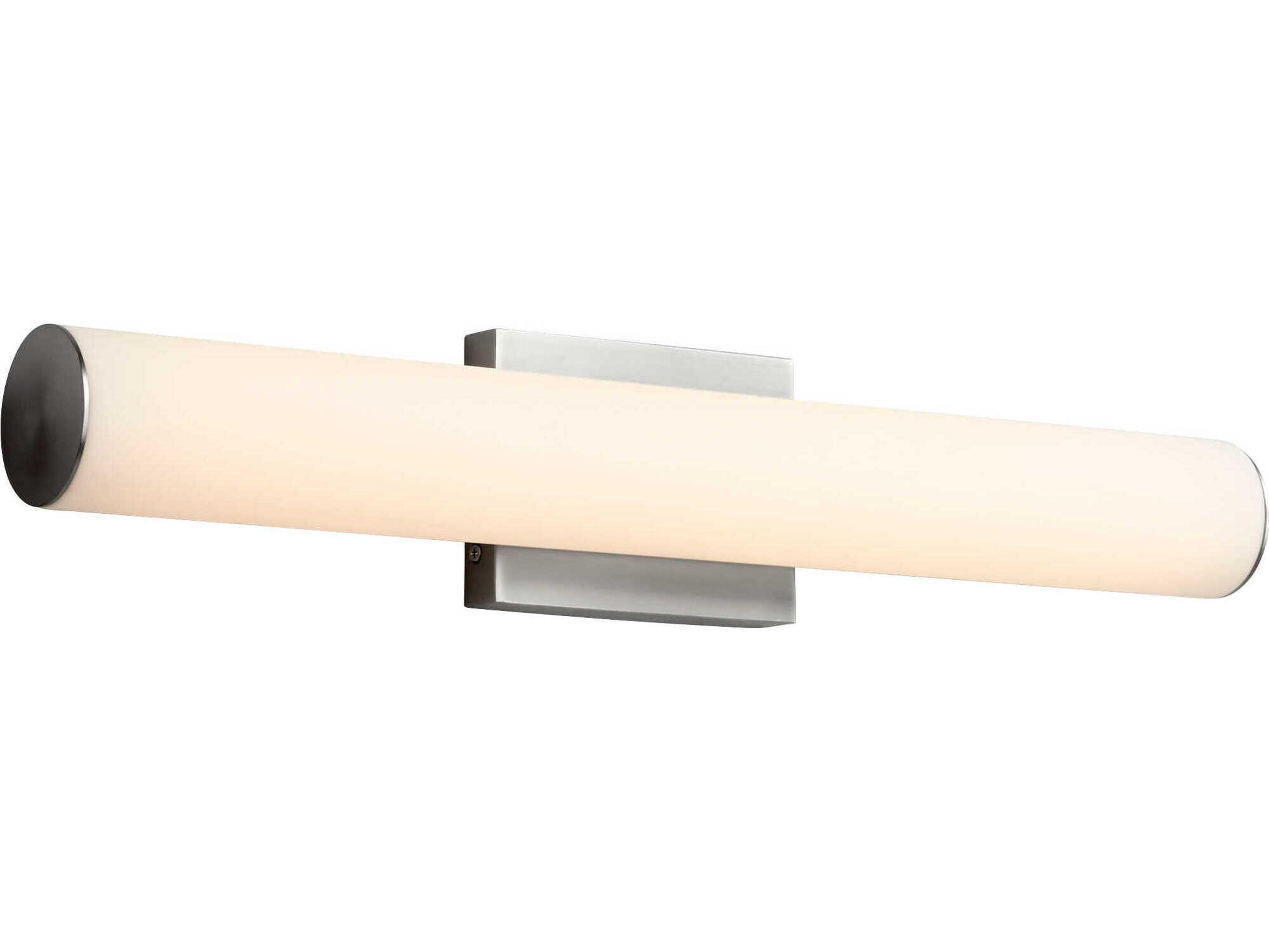 Oxygen by Quorum Fugit 2-Light Satin Nickel Vanity Light