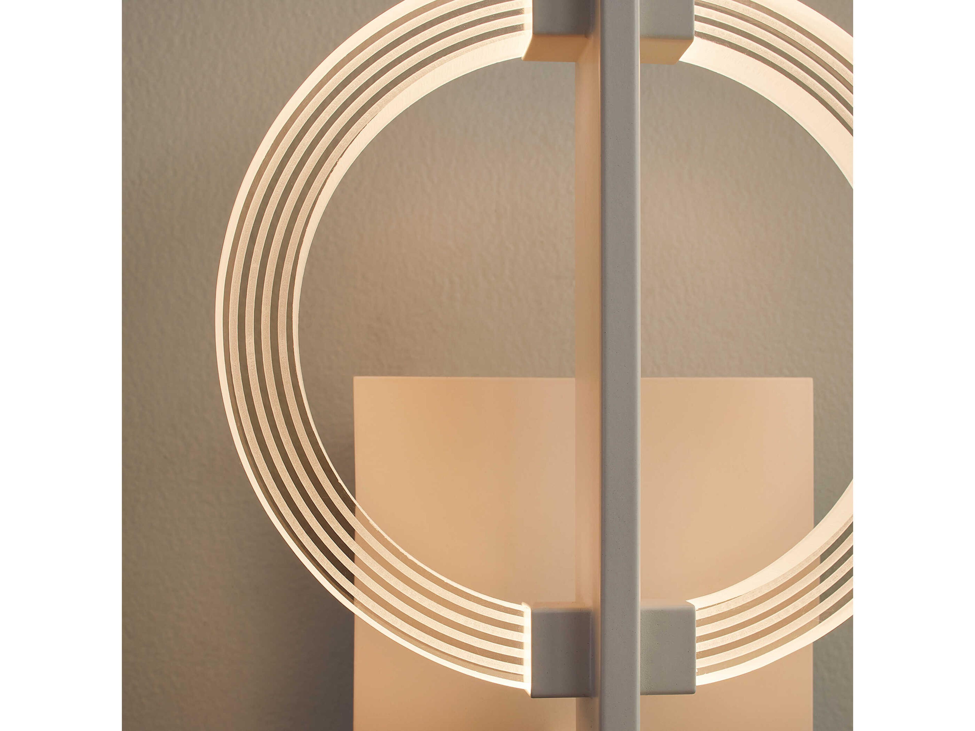 Oxygen by Quorum Arena 1-Light White Wall Sconce