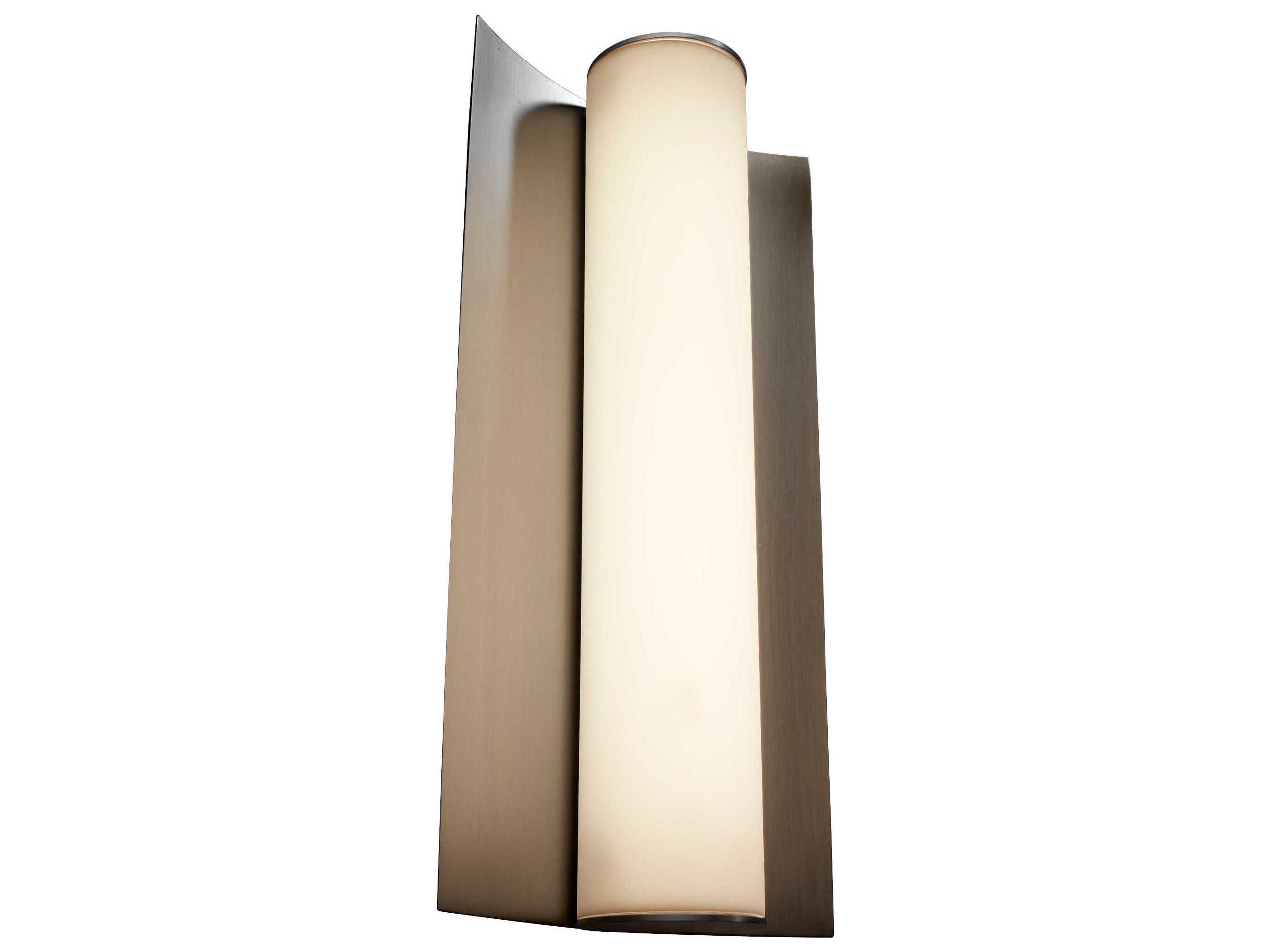 Oxygen by Quorum Wave 1-Light Satin Nickel Wall Sconce