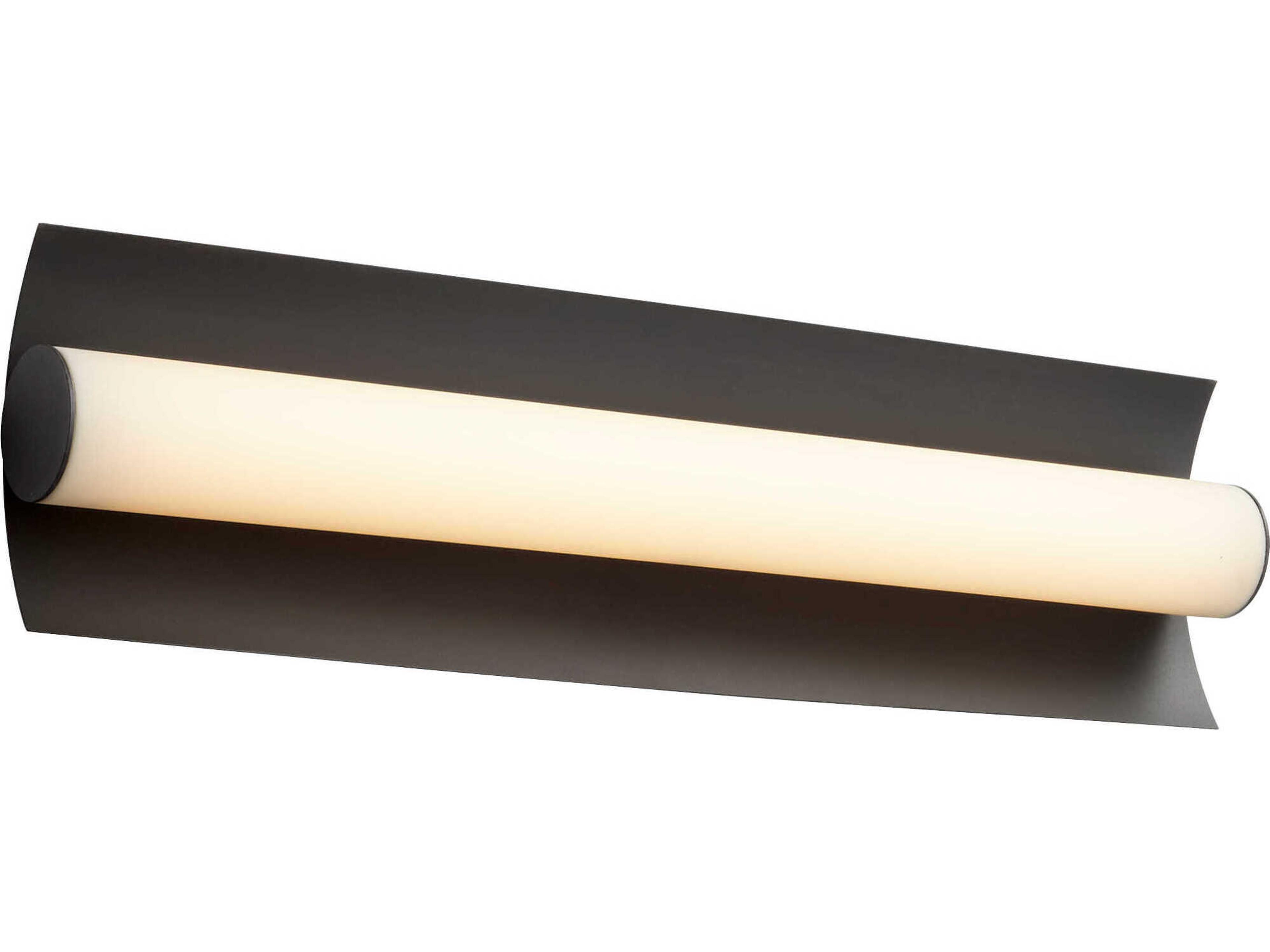 Oxygen by Quorum Wave 2-Light Black Vanity Light