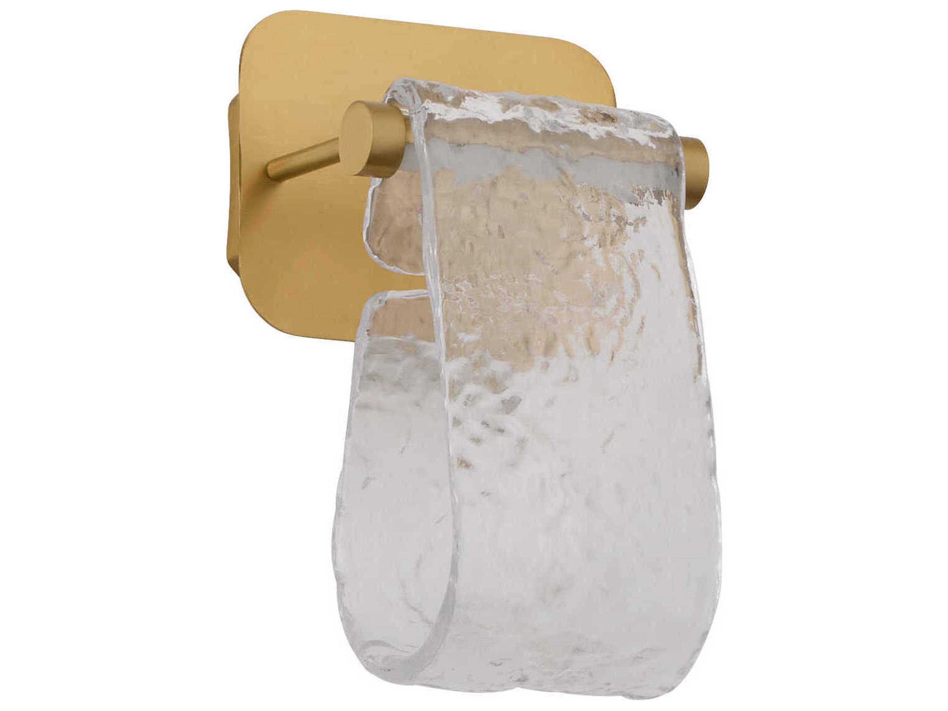 Veer 1-Light Aged Brass Wall Sconce