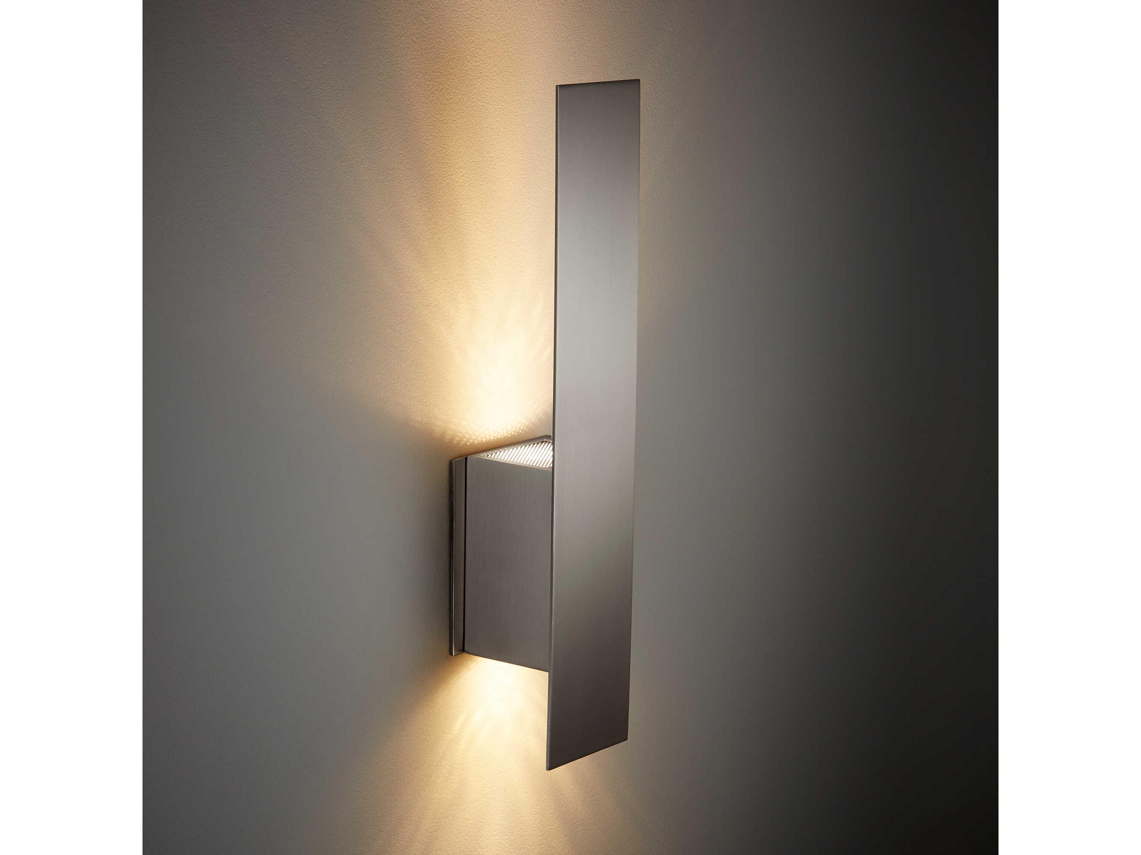 Oxygen by Quorum Reflex 2-Light Satin Nickel Wall Sconce