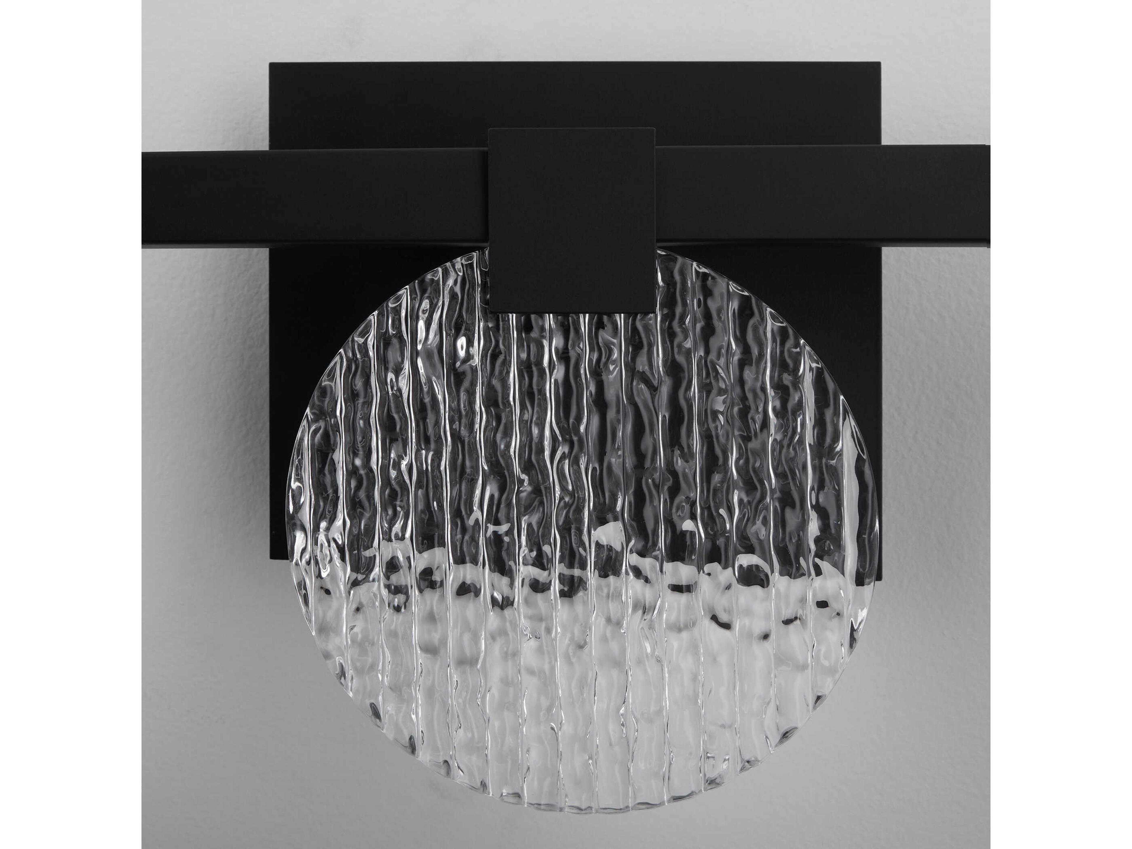 Oxygen by Quorum Axiom 3-Light Black Vanity Light