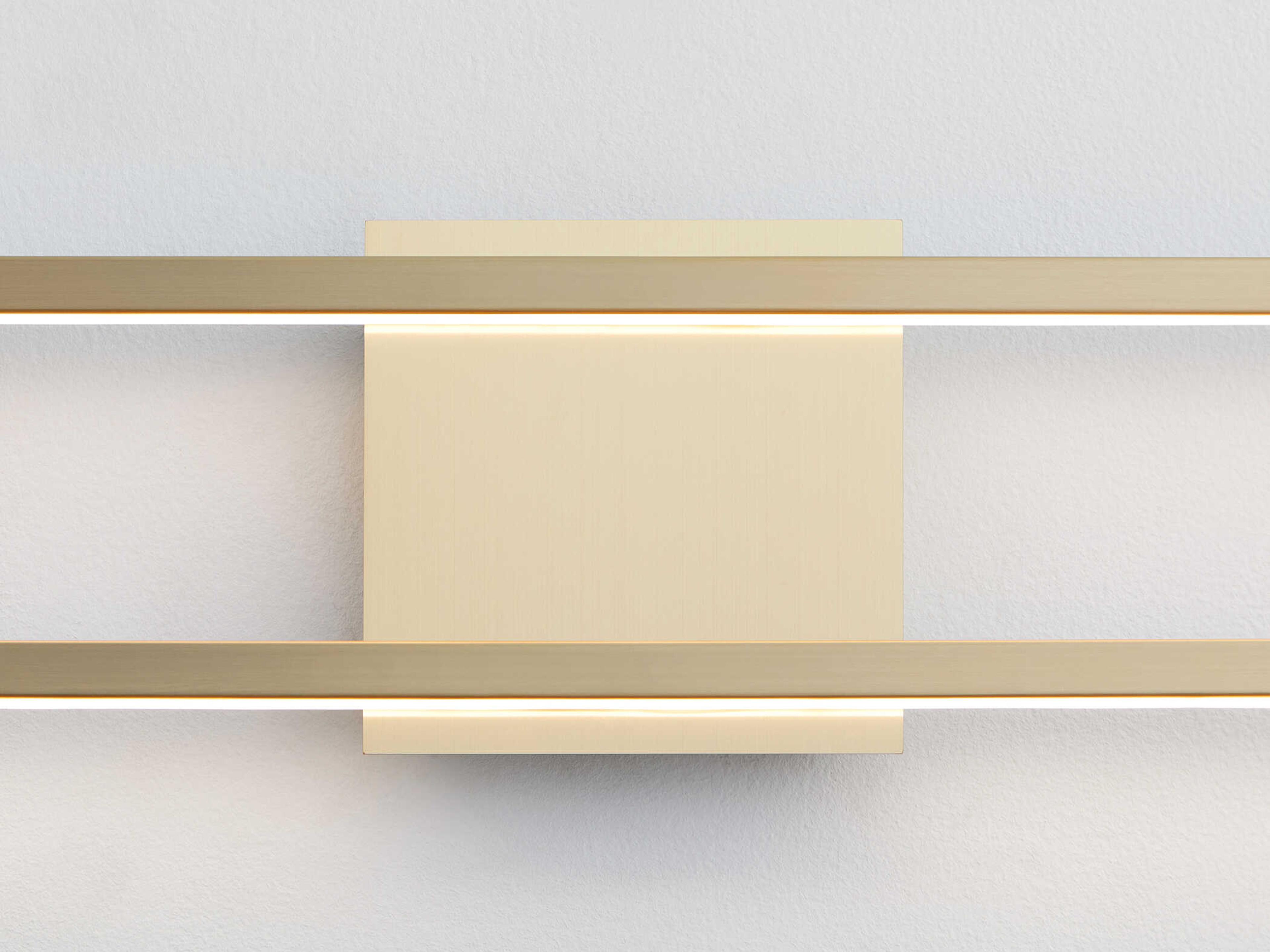 Oxygen by Quorum Xanni 1-Light Aged Brass Vanity Light