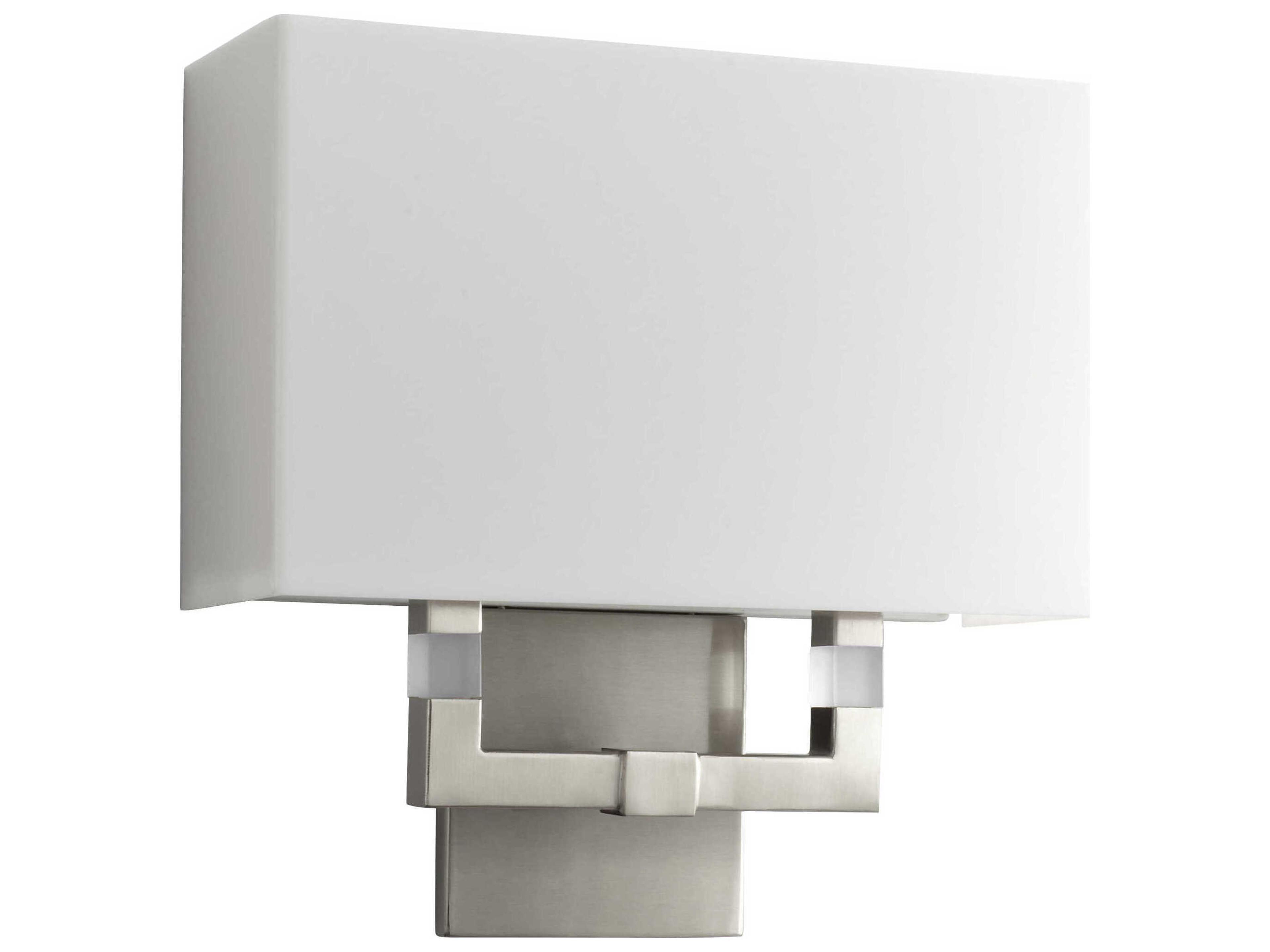 Oxygen by Quorum Chameleon 1-Light Satin Nickel Wall Sconce