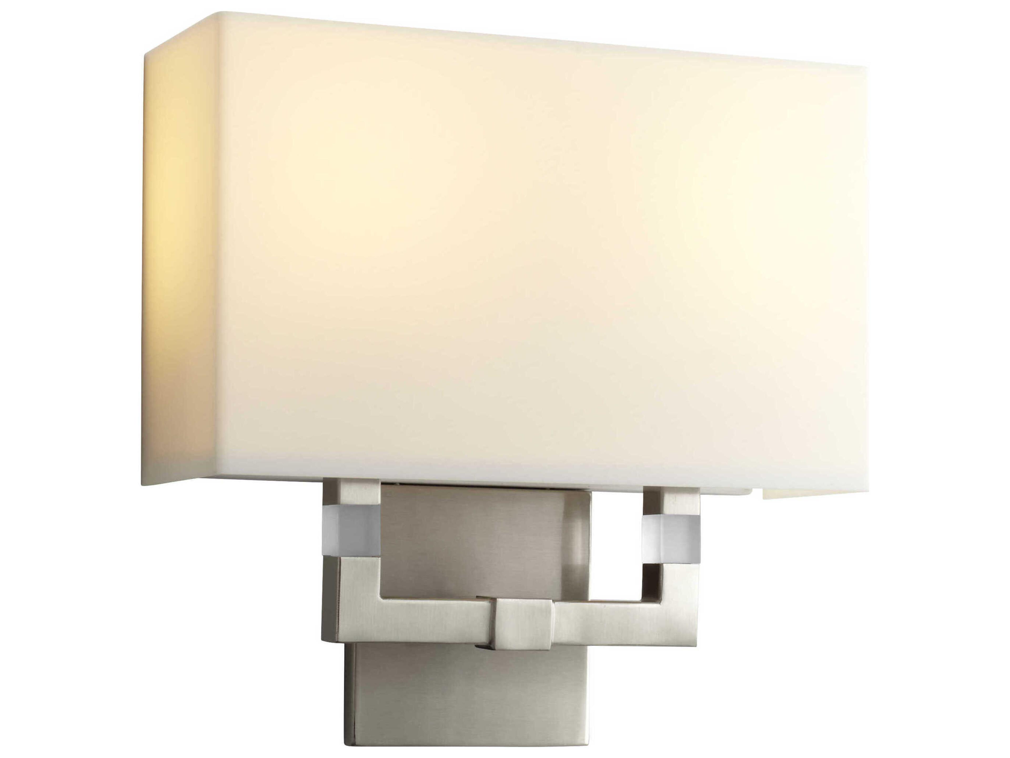 Oxygen by Quorum Chameleon 1-Light Satin Nickel Wall Sconce