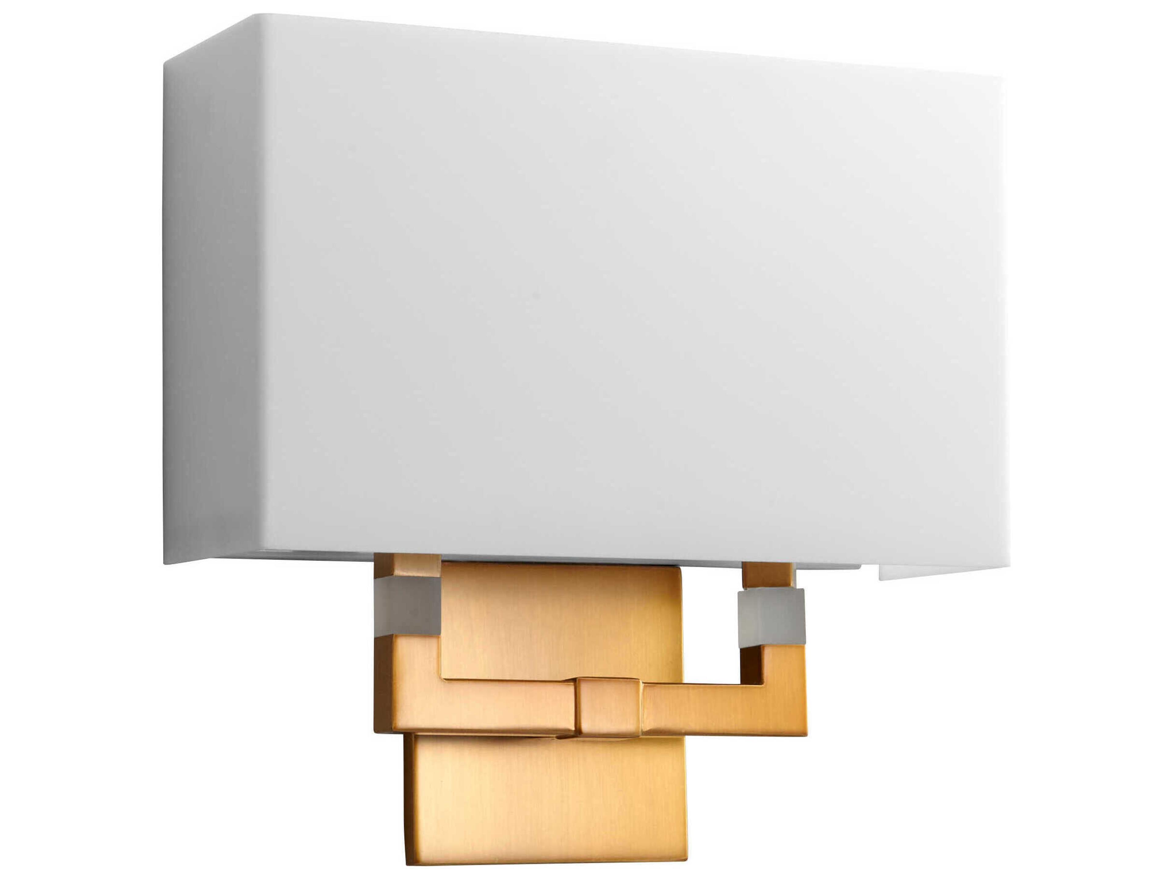 Chameleon 1-Light Aged Brass Wall Sconce