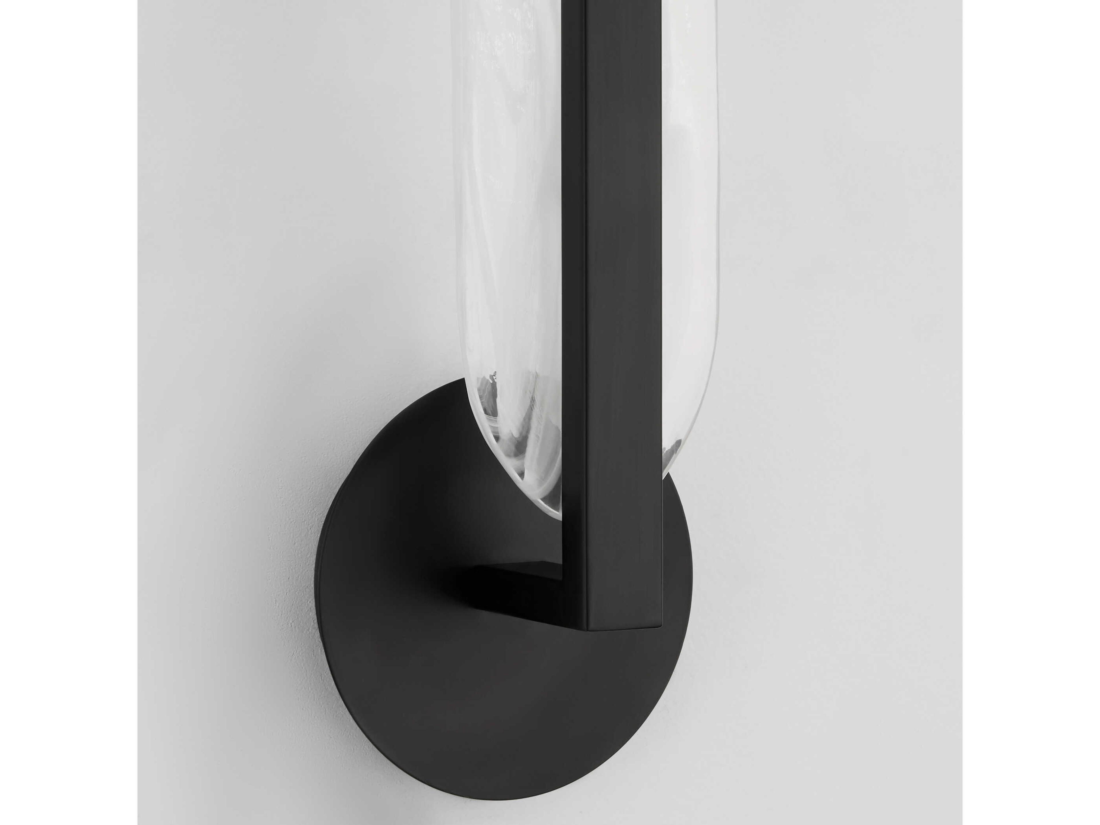 Oxygen by Quorum Avian 1-Light Black Wall Sconce