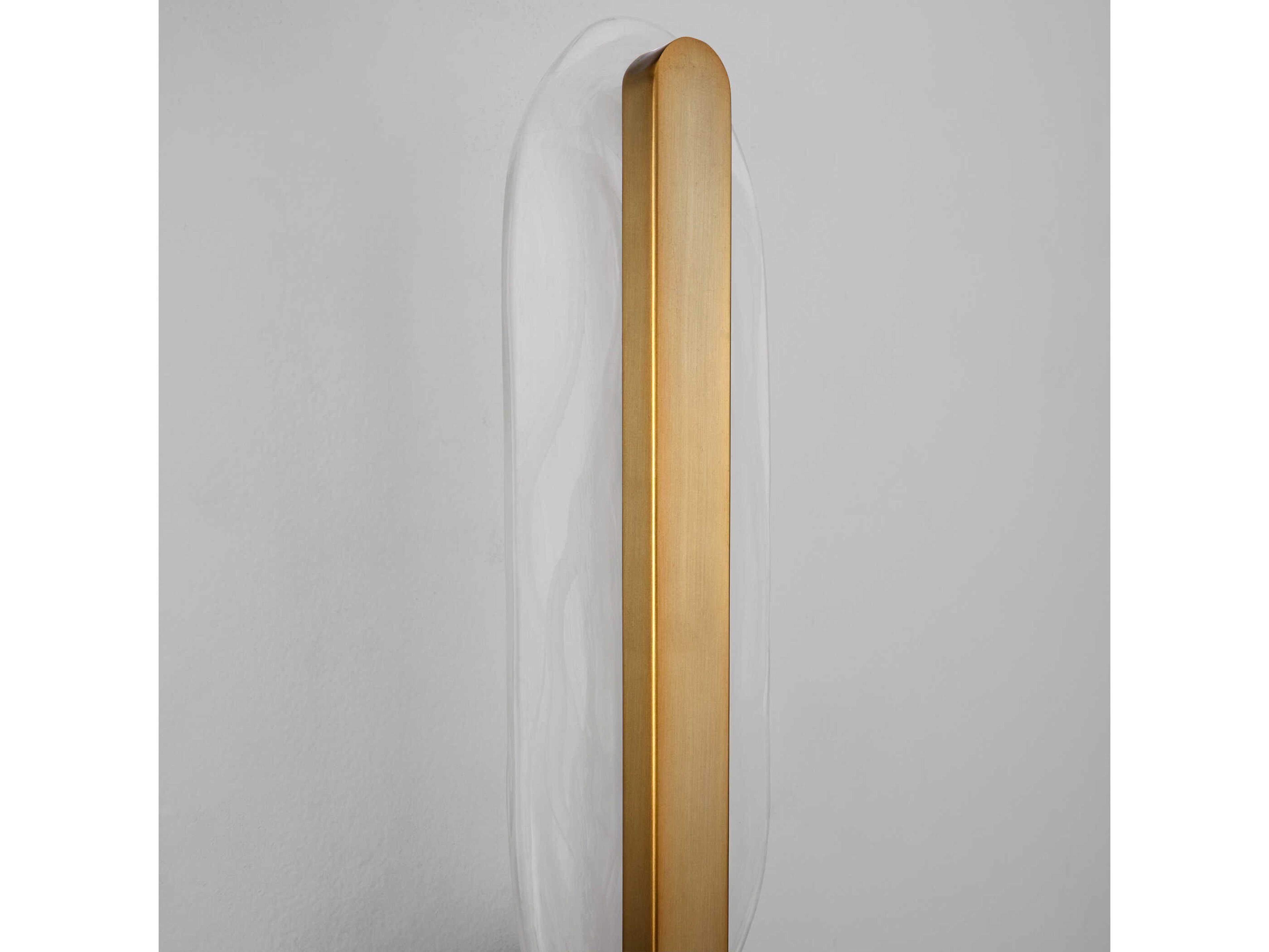 Oxygen by Quorum Avian 2-Light Brushed Brass Vanity Light