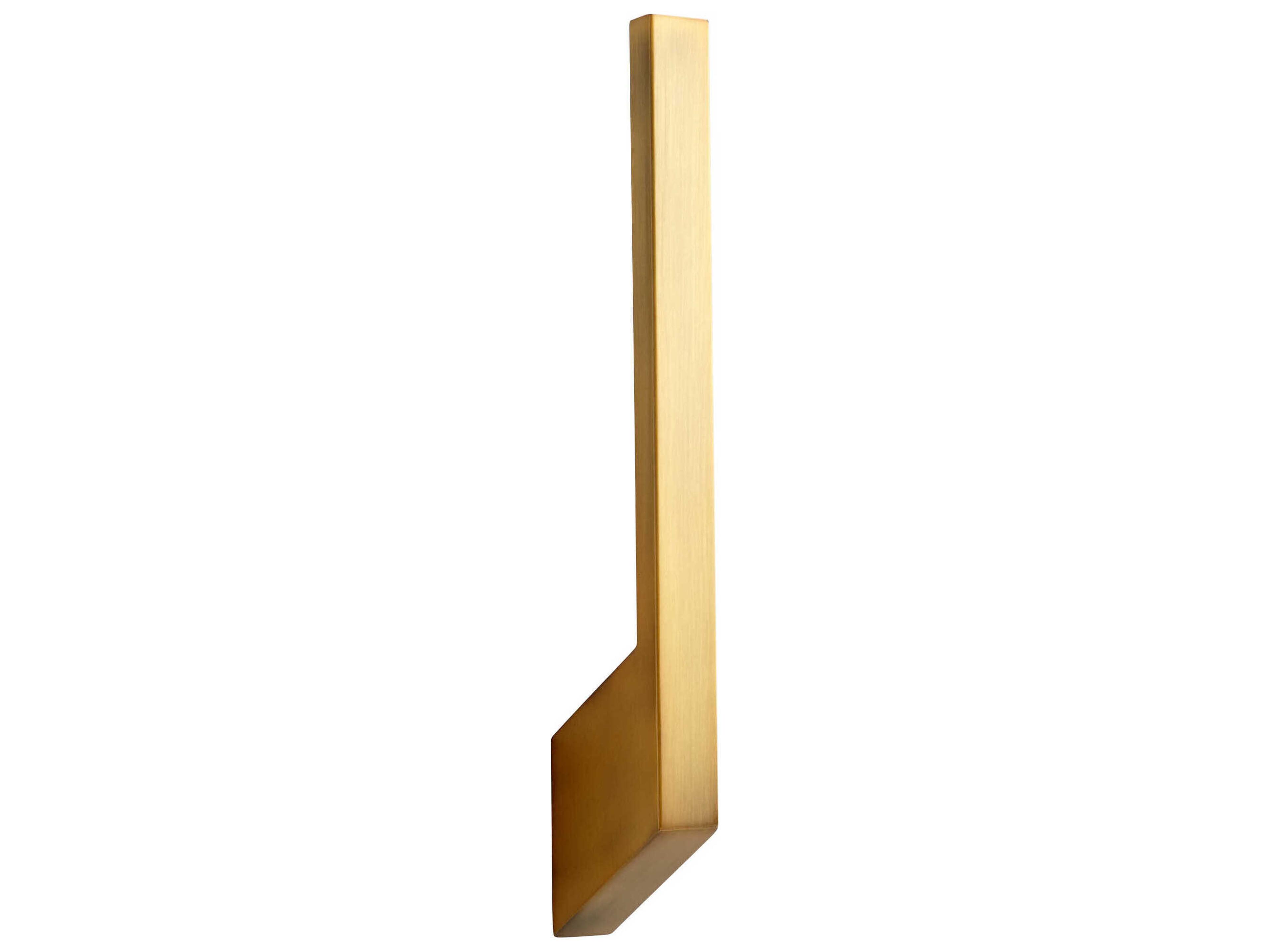 Mirage 1-Light Aged Brass Wall Sconce
