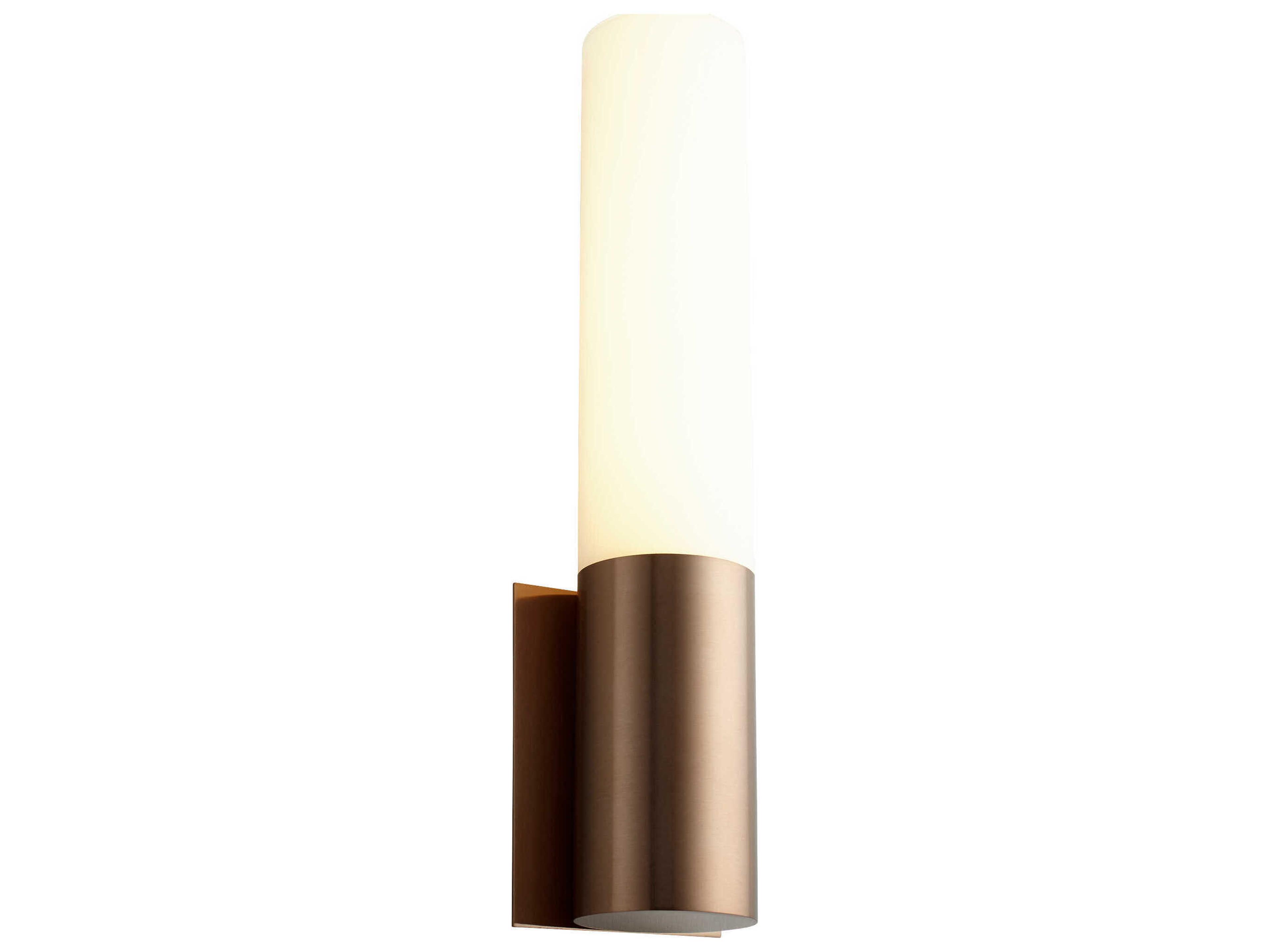 Oxygen by Quorum Magnum 1-Light Satin Copper Wall Sconce