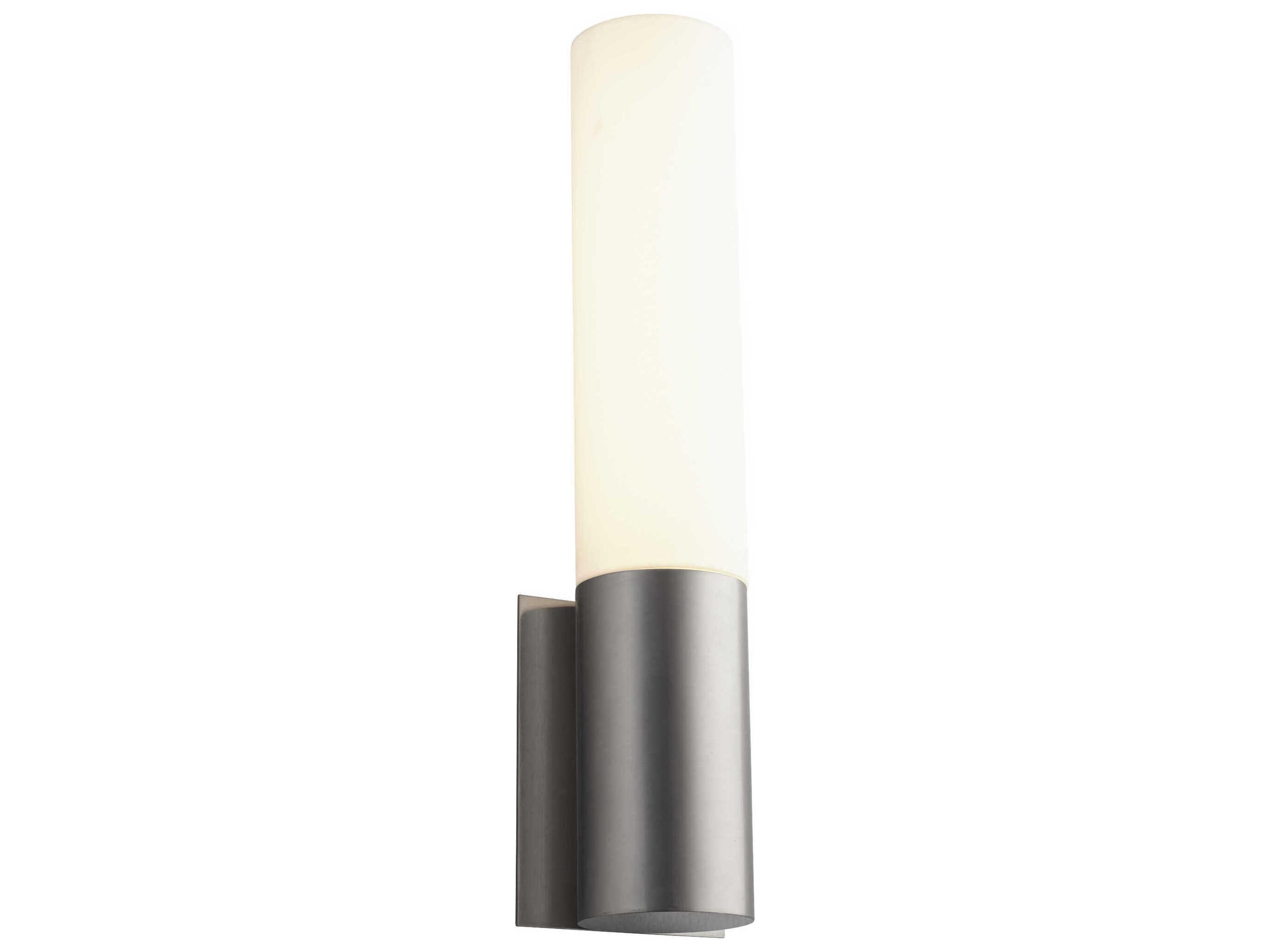 Oxygen by Quorum Magnum 1-Light Satin Nickel Wall Sconce