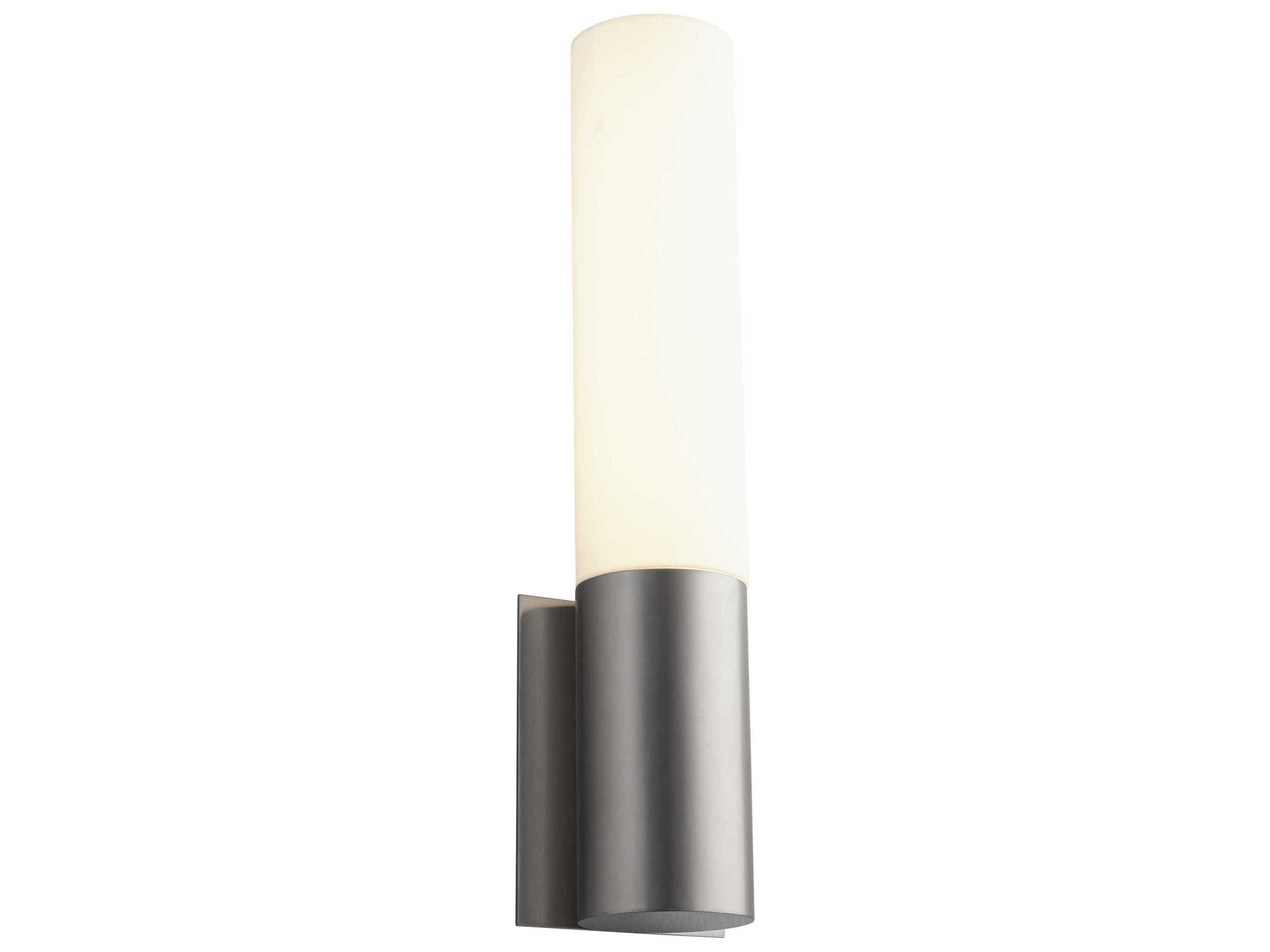 Oxygen by Quorum Magnum 1-Light Satin Nickel Wall Sconce
