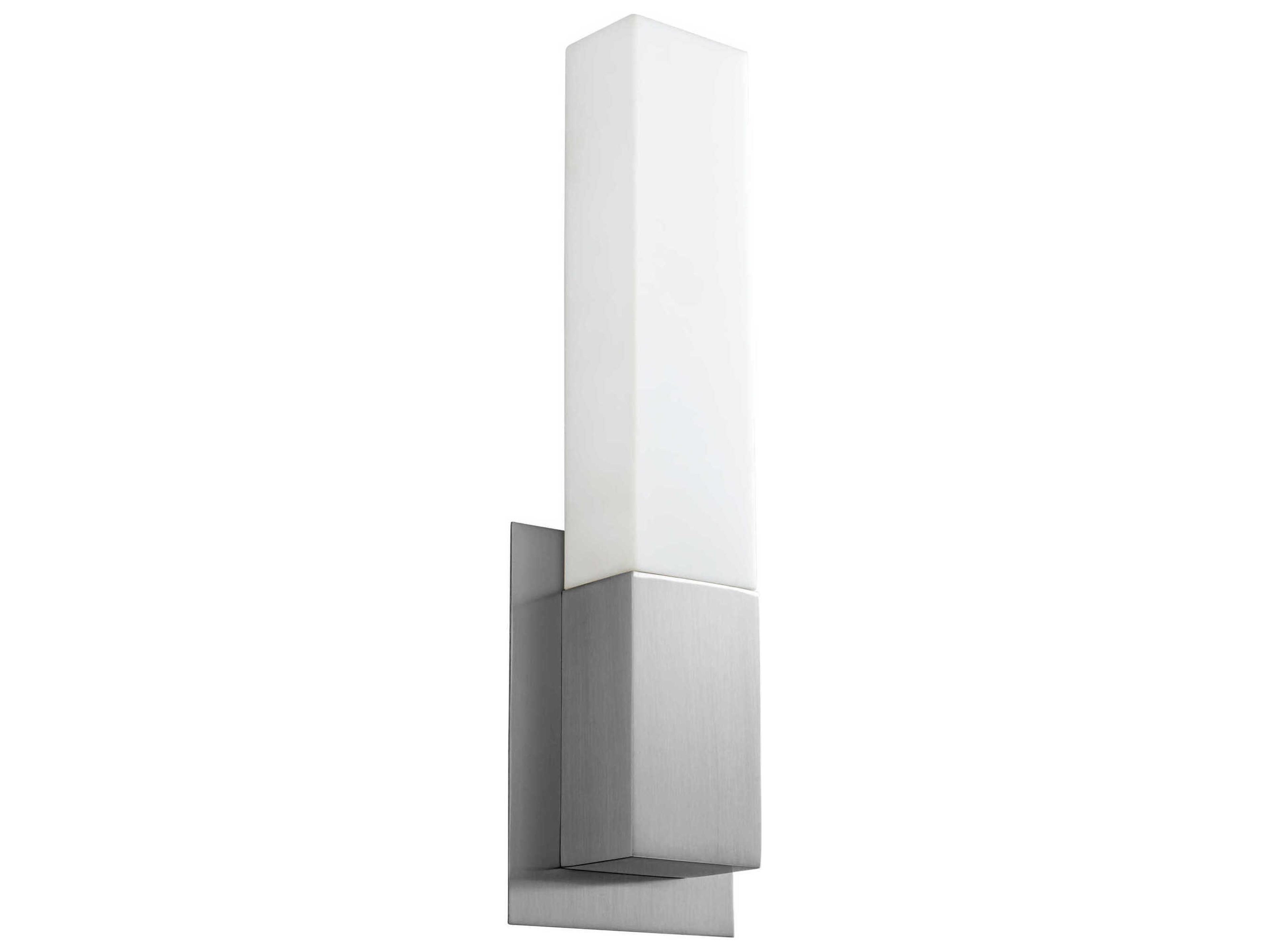Oxygen by Quorum Vega 1-Light Satin Nickel Wall Sconce
