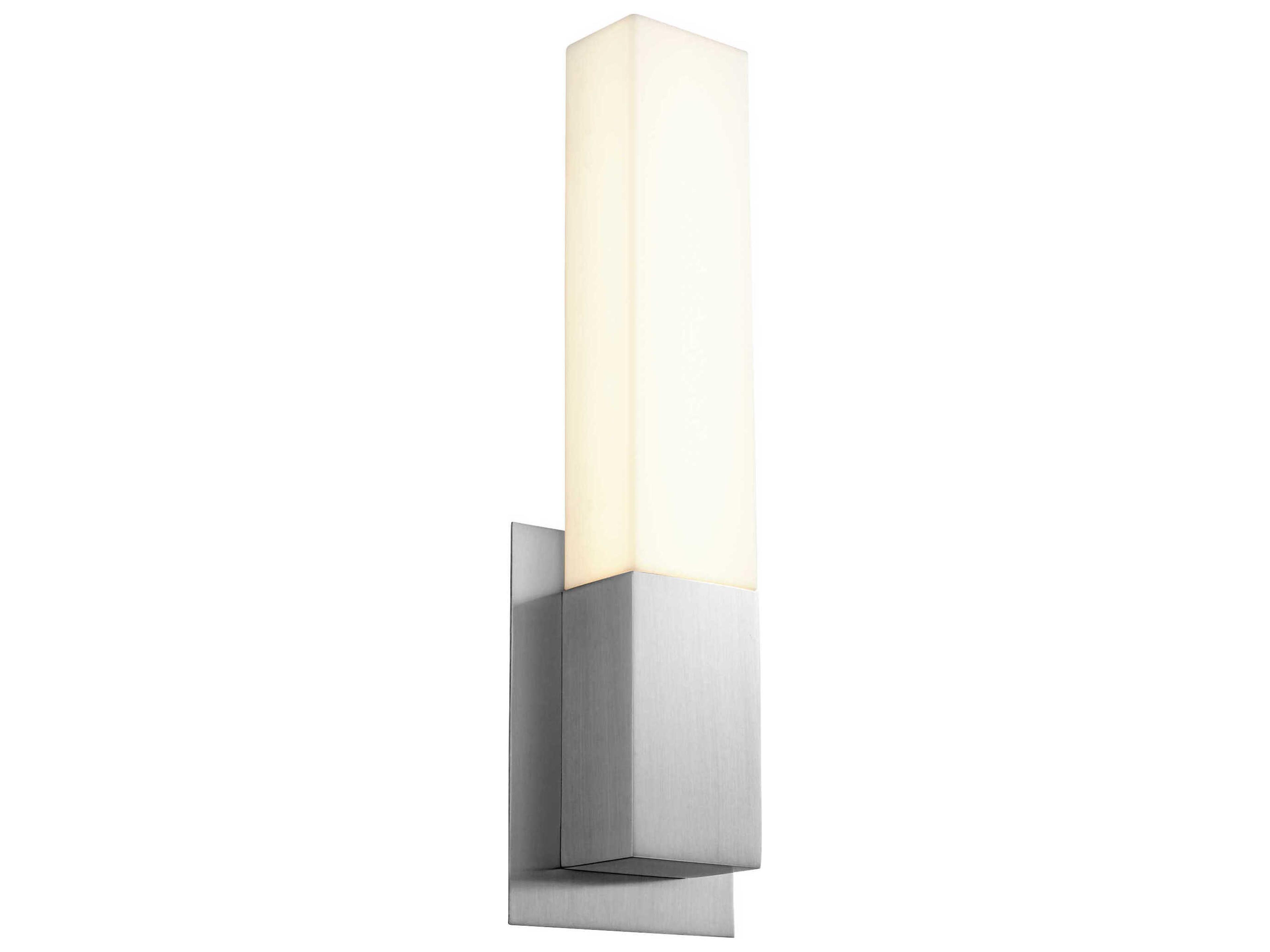Oxygen by Quorum Vega 1-Light Satin Nickel Wall Sconce
