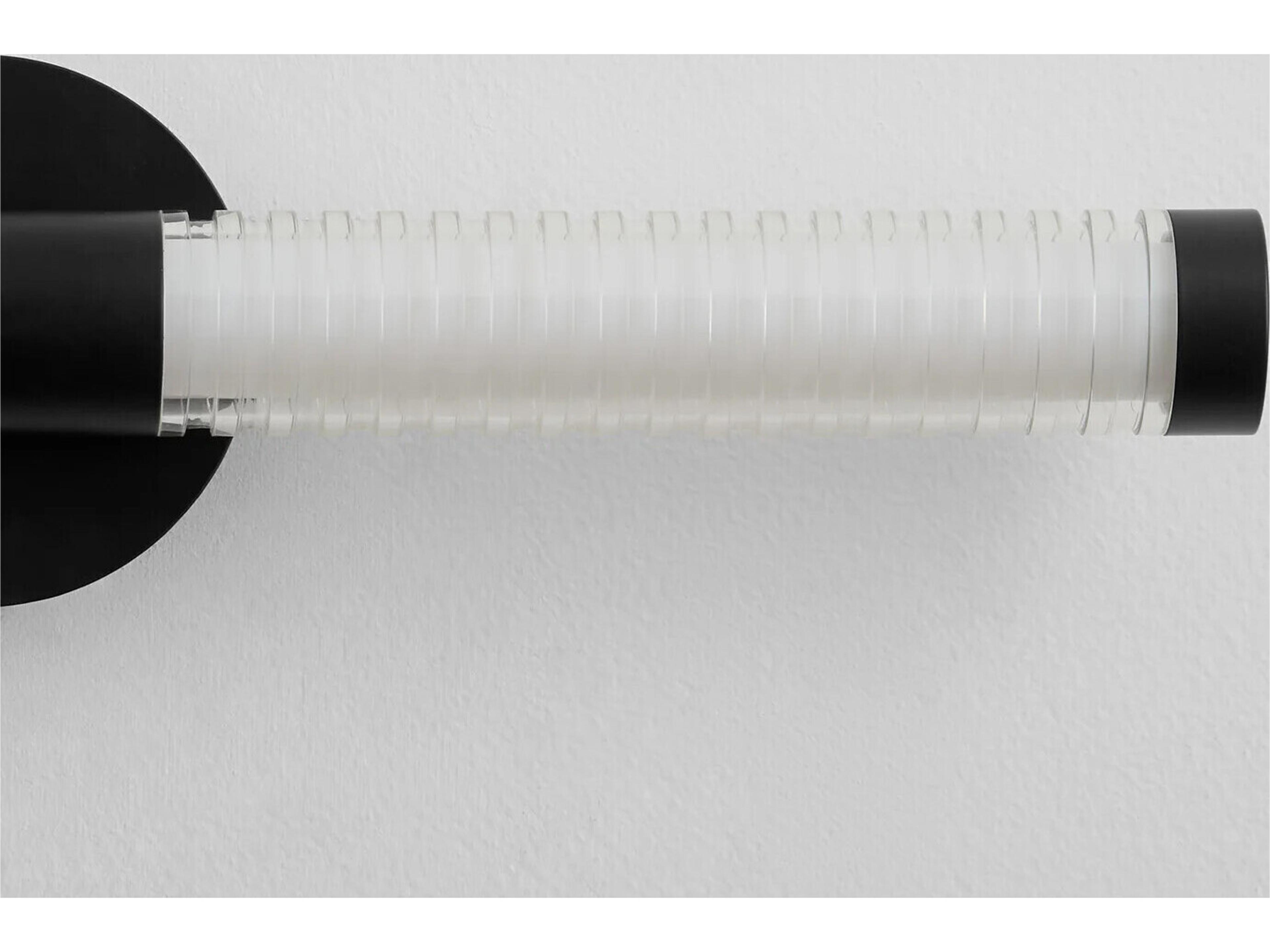 Oxygen by Quorum Vaden 2-Light Black Wall Sconce